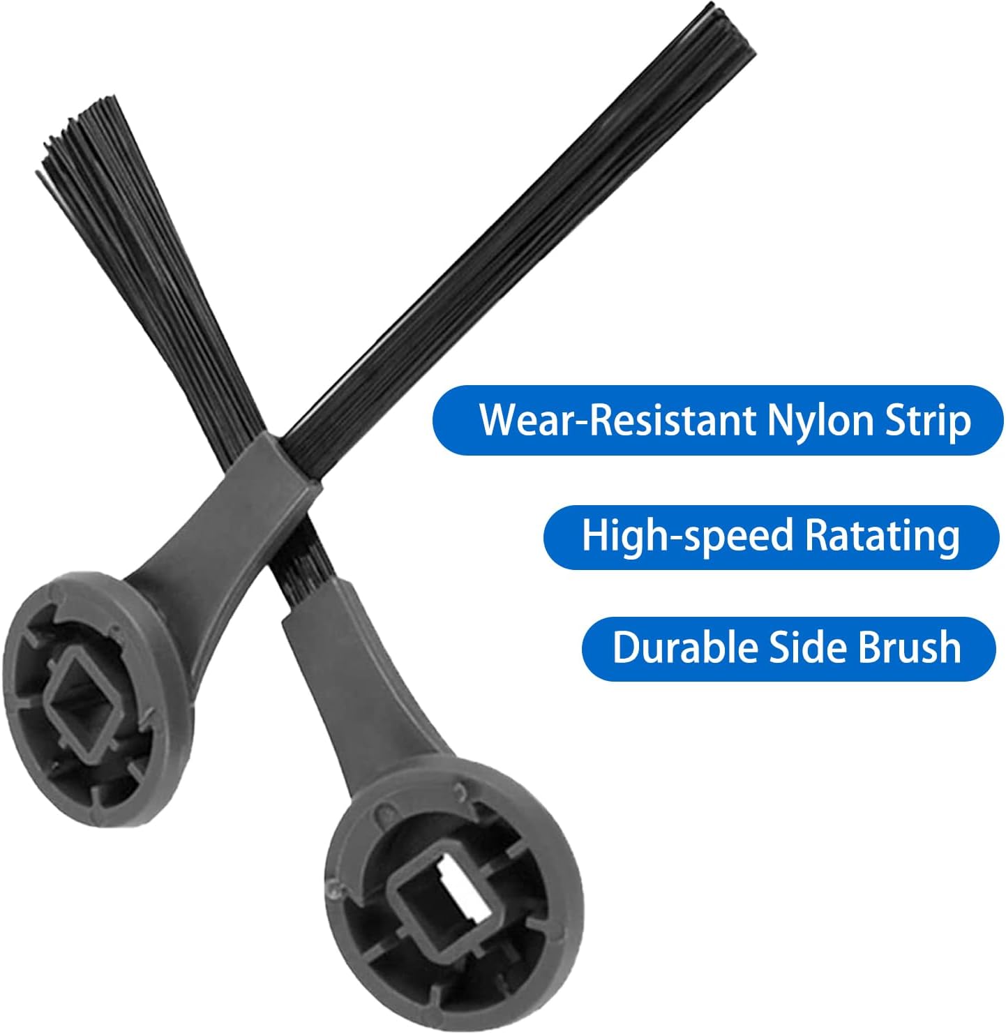 Side Brush for Shark AI AV2501S, AV2501AE, RV2502AE, RV2520AOUS, AV2510AOUS, RV2610WA, AV2610WA, RV2820ZE Robotic Vacuum Cleaner Replacement Parts Accessories - 10 Pack