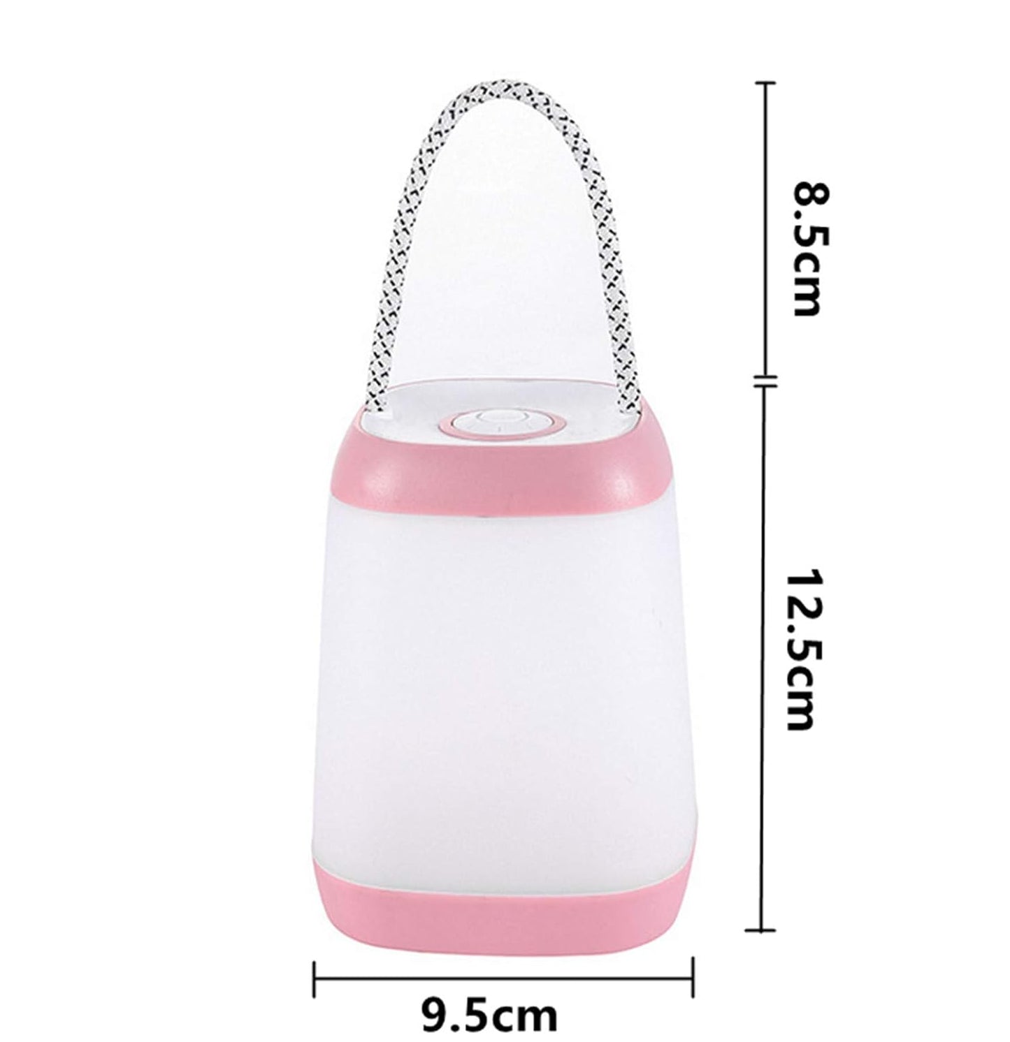 Night Light for Kids, USB Rechargeable Nursery Lamp Portable Camping Lantern with 3 Light Modes for Camping,Emergency,Bedroom,Indoor and Outdoor(Pink, 1 Pack)