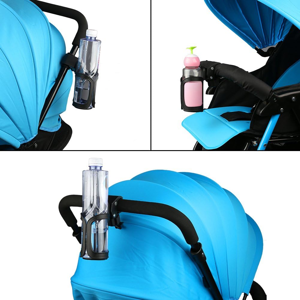 Bike Cup Holder, Bike Water Bottle Holders, Universal 360 Degrees Rotation Cup Holder for Bicycle, Stroller, Scooter, Walker, Wheelchair, Bike Bottle Holders for Kids Adults, 1 Pack