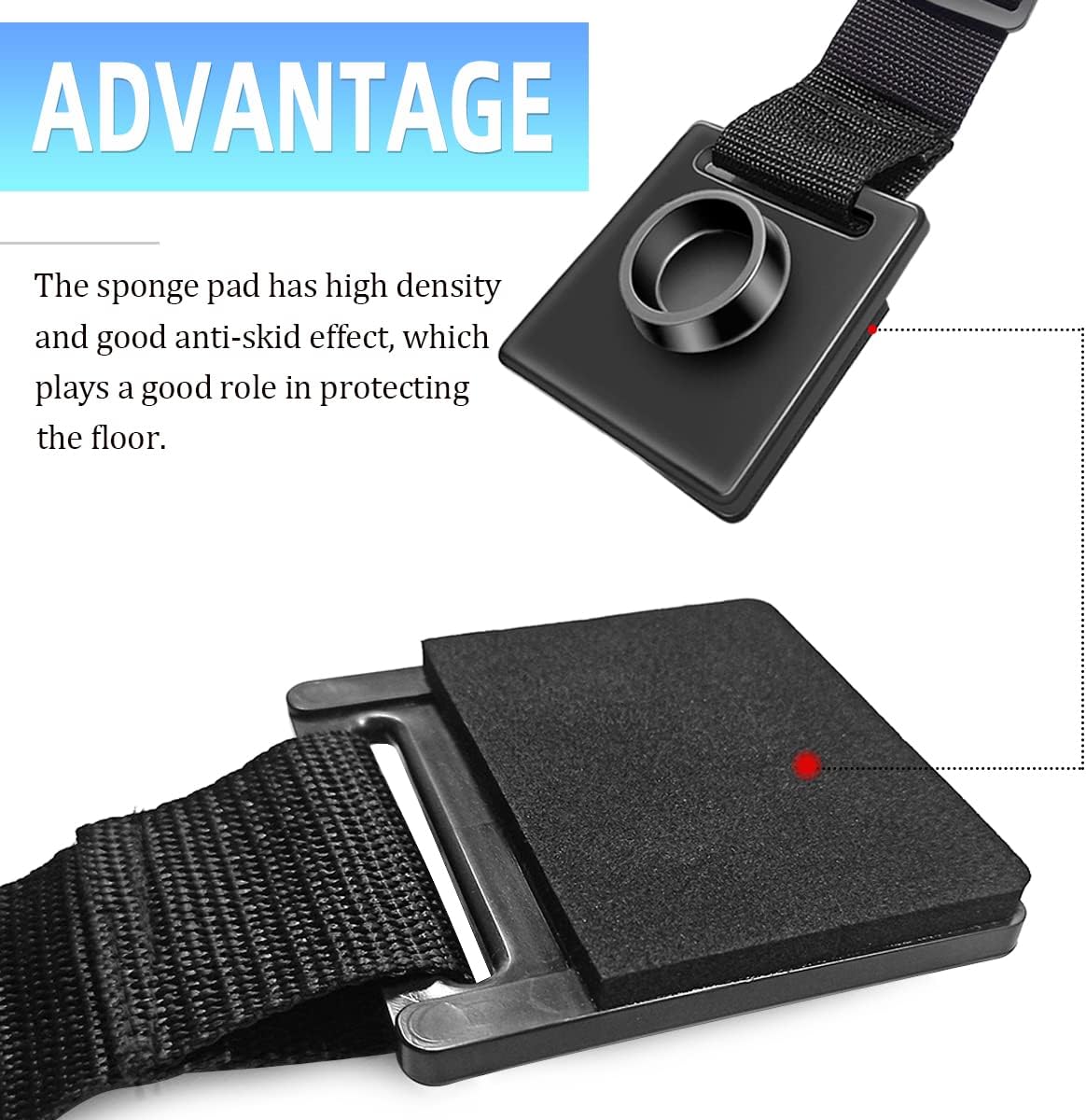1 Pcs Cello Endpin Anchor, O-ring Stopper Thick Pad Rubber Endpin Tip Cap Cello Antiskid Device Adjustable Strap for Protective Floor Scratch Resistant Musical Instrument Accessories
