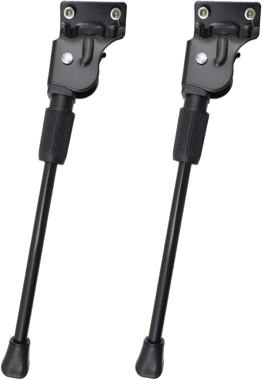 26 Inch Adjustable Aluminium Rear Bike Stands 2 Pack Black