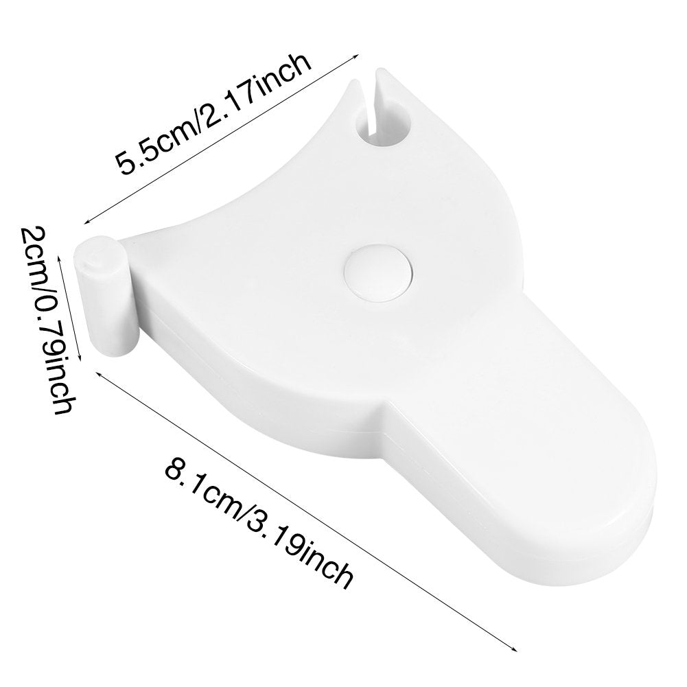 Retractable Measuring Tape Body Measure Sports Tape Measure Set White