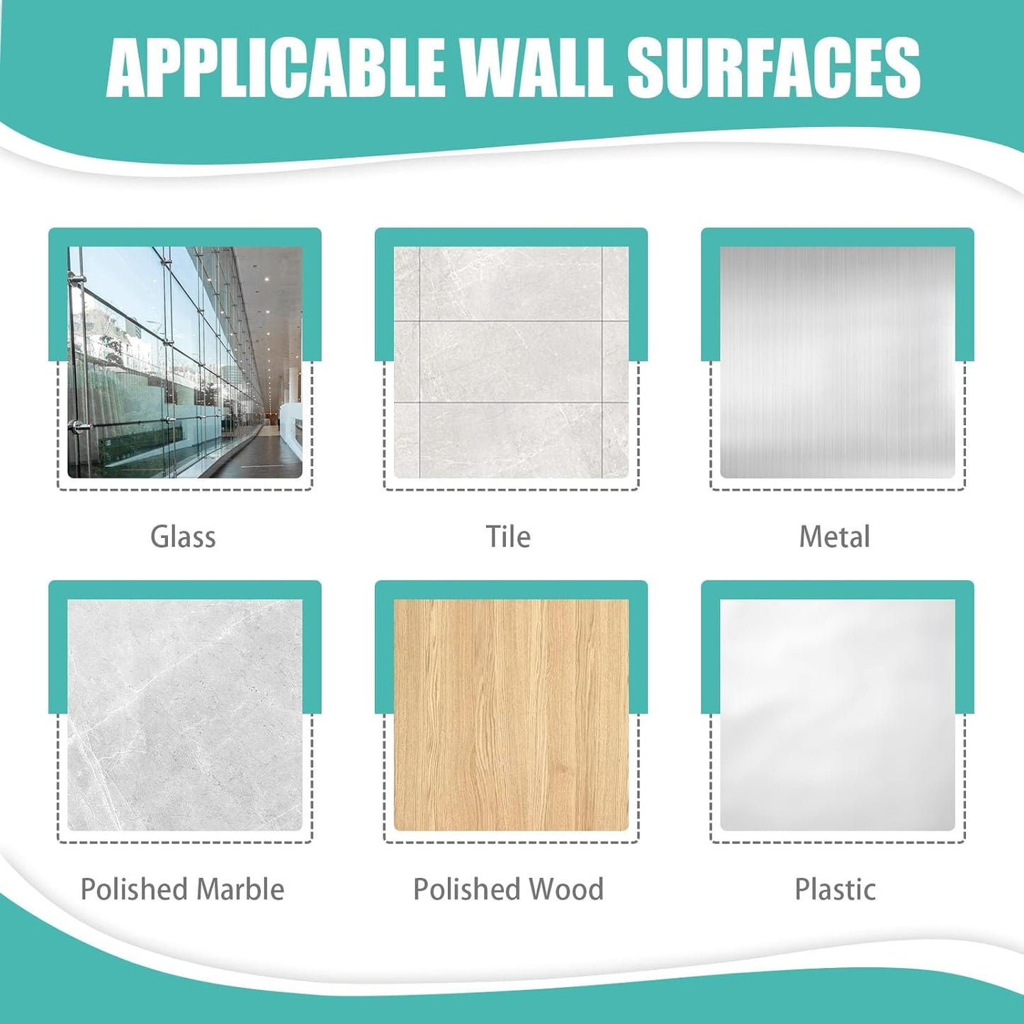 12 Pack Acrylic Transparent Vinyl Record Holder Wall Mount No Drilling Required Display Rack