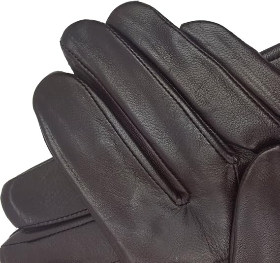 Women's Stylish Winter Gloves Warm Wool & Cotton Soft Knitted Fashion Gloves in Brown