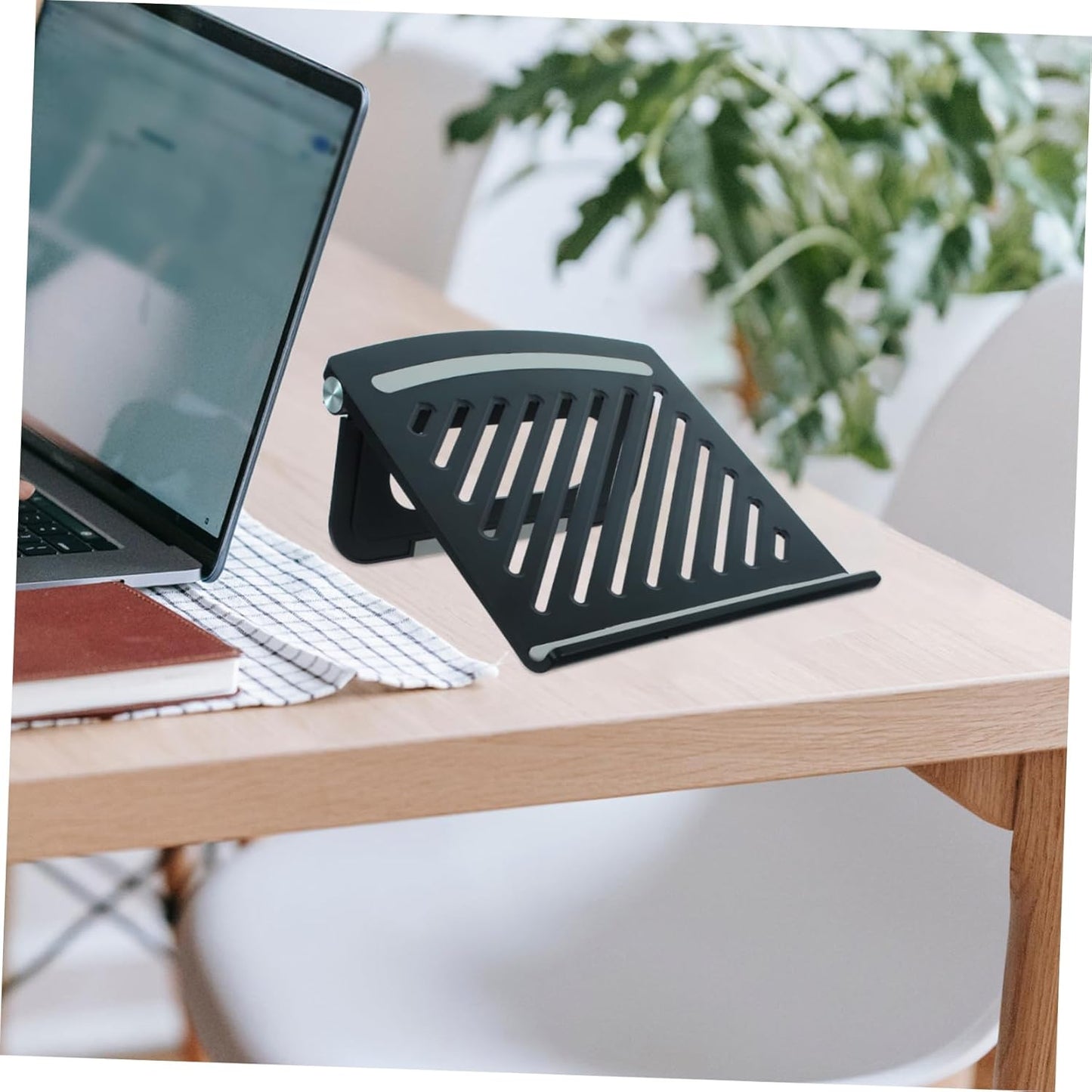 Adjustable Laptop Stand 24x24x4cm Multi-Use Tablet Holder Portable Ergonomic Desk Stand Pink