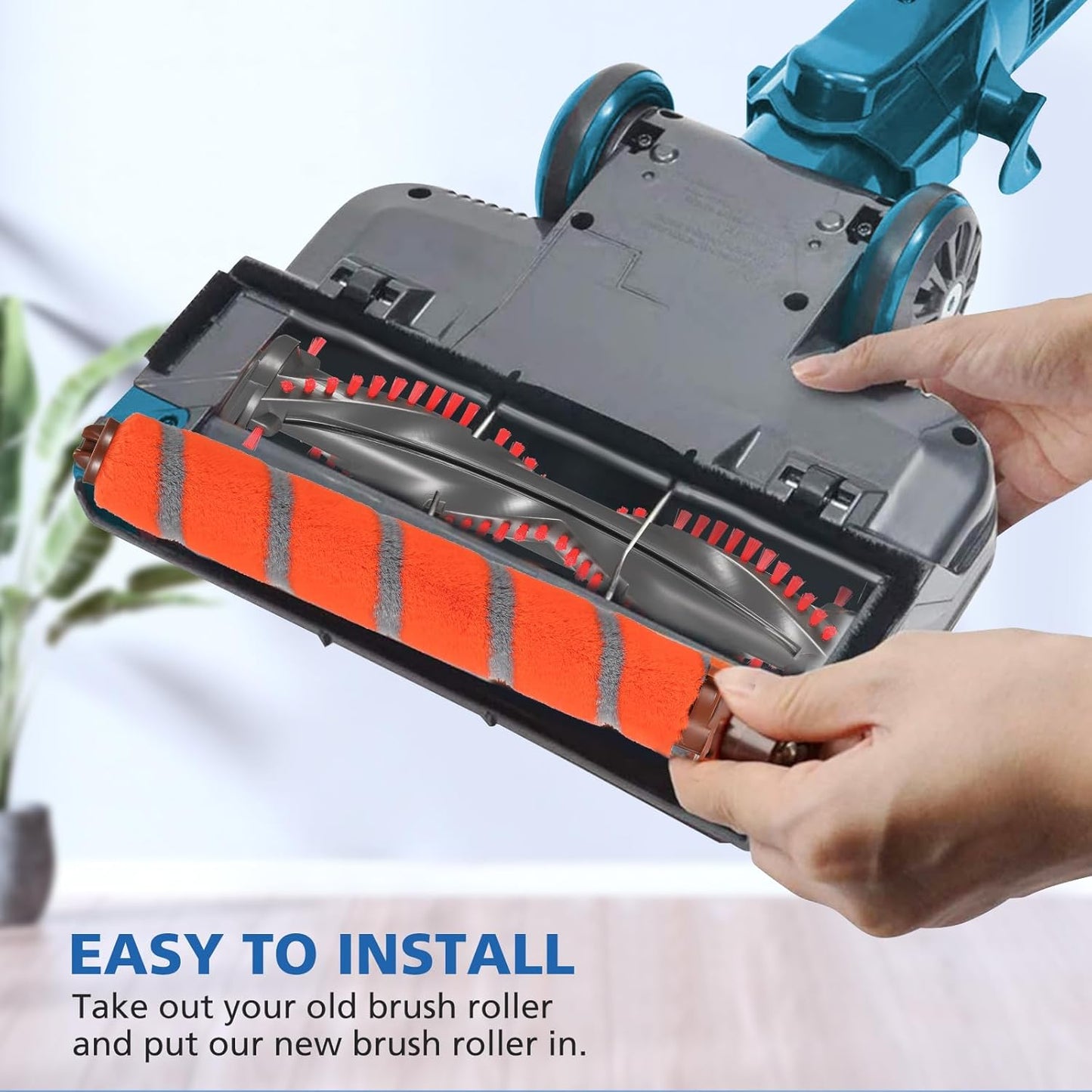 Brush Roller Replacement Kit Compatible with Shark DuoClean NV800, NV800W, NV801, NV801Q, NV803, UV810, HV380, HV380C, HV380W, HV381, HV381C, HV382, HV382BRN, HV383, HV384Q Vacuum Cleaner, 8.74IN