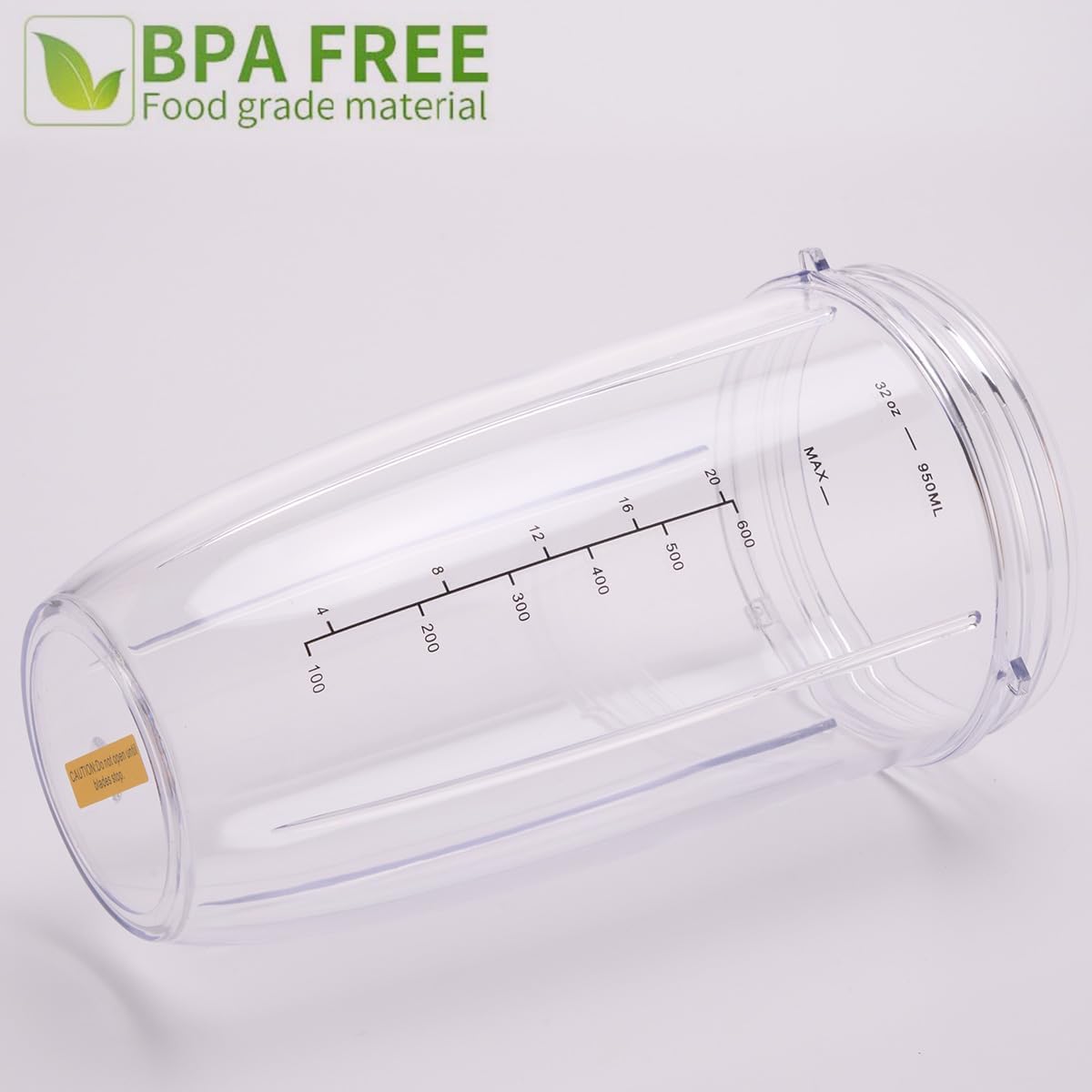 [UPGRADE] Replacement 32oz Blender Cups & Blade Part Compatible with NutriBullet 600w/900w Blender (5 Pieces)