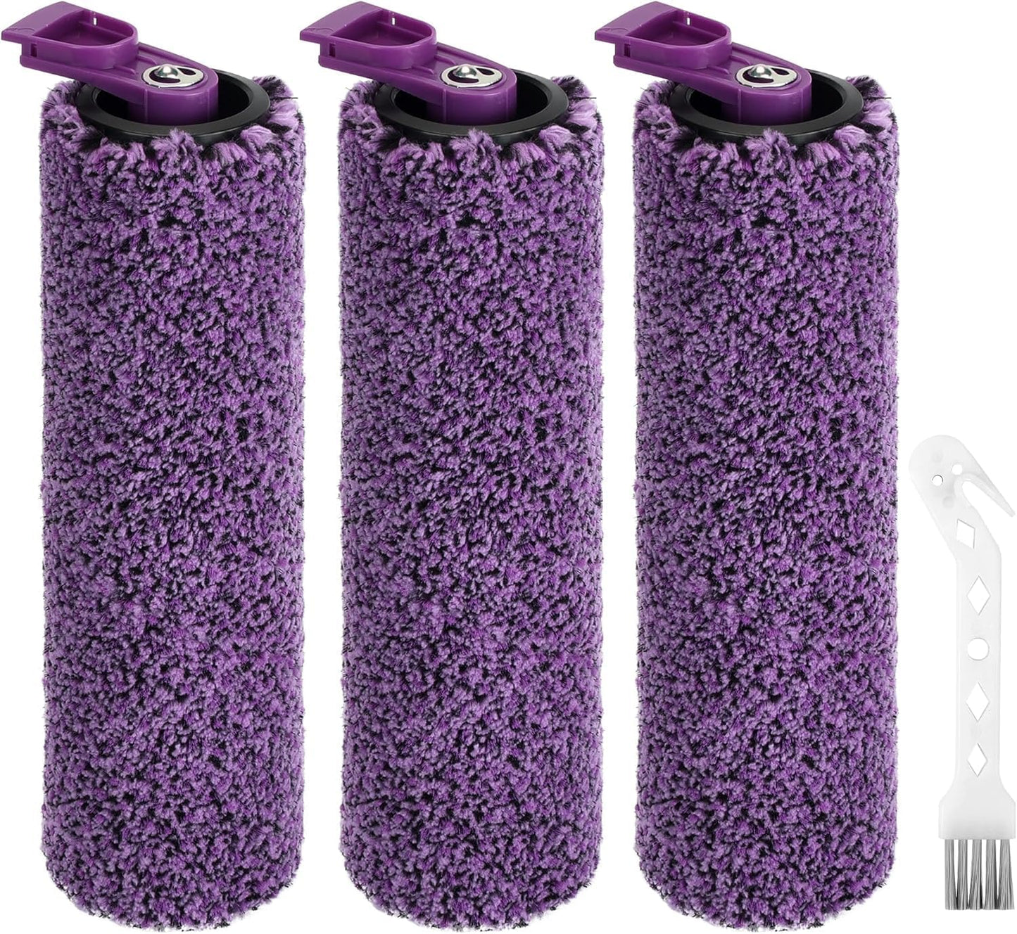 SD201 Brush Roller Shark Mop: Compatible with Shark Steam Pickup 3-in-1 Steam Mop SD200 SD201C SD201Q SD205 Models - Roll Brush 1 Cleaning Tool Replacement Parts Accessories Kit for Months 3 Pack
