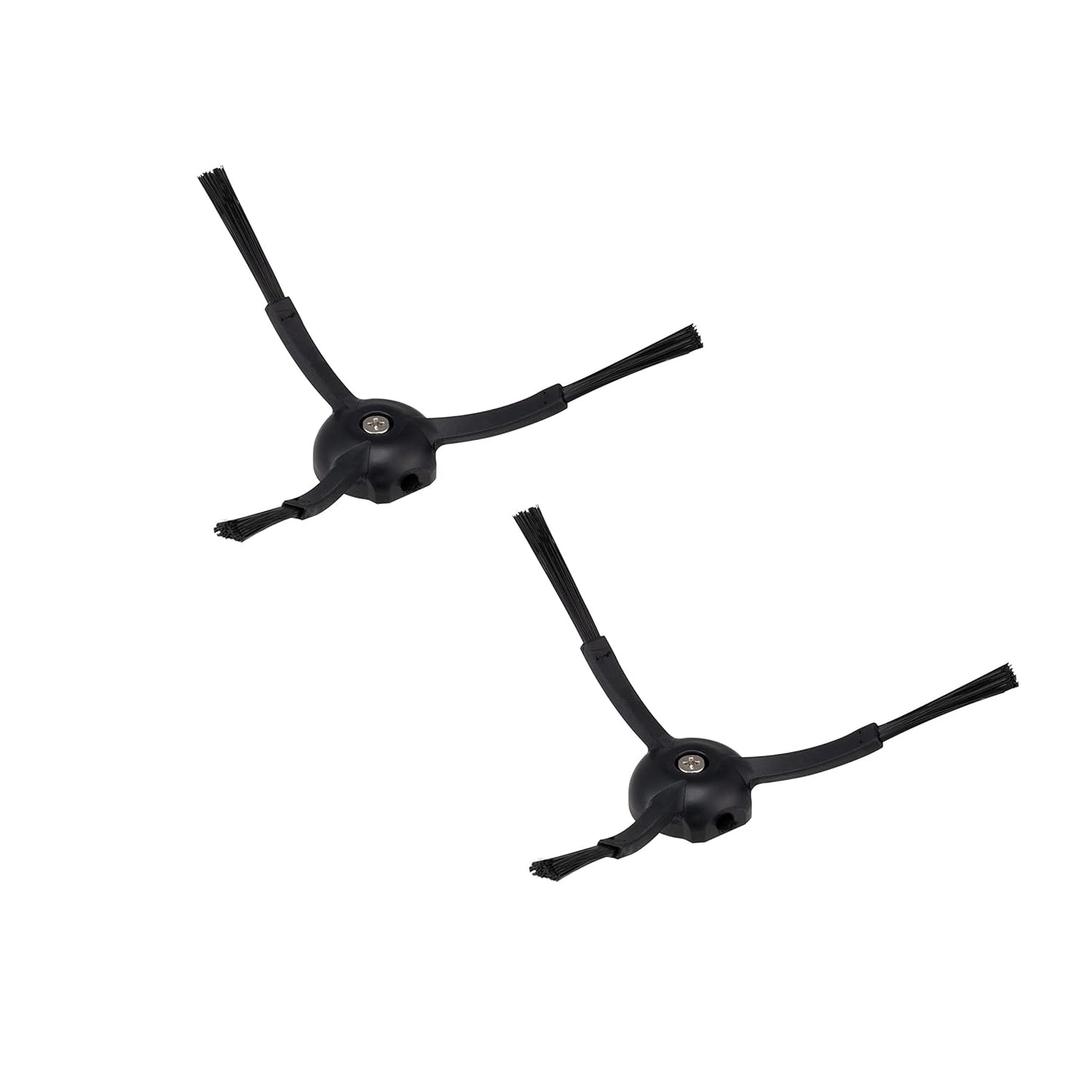 Side Brushes Replacement (2 Pieces) for S8 Pro Ultra, S7 Max Ultra, Qrevo,  Qrevo Slim, Series of S7 MaxV/S7/Q7Max/Q8 Max/S8/Q7/Q5/S6/S5/S4/E5/E4/E3/E2 Robot Vacuum Cleaner, Black