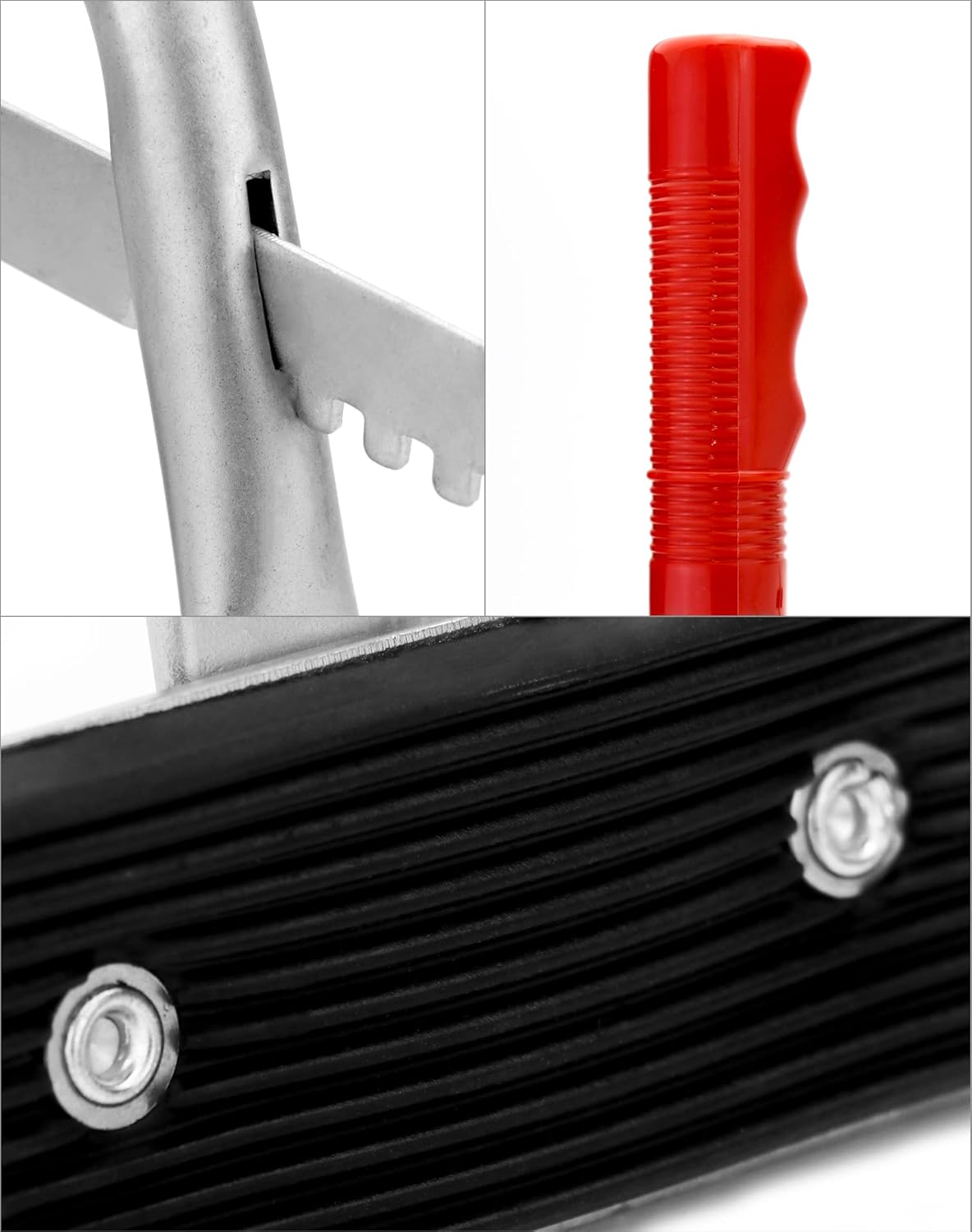 Battery Carrier, Battery Rack with Pads, Adjustable from 5" to 7", for Lifting and Carrying Batteries