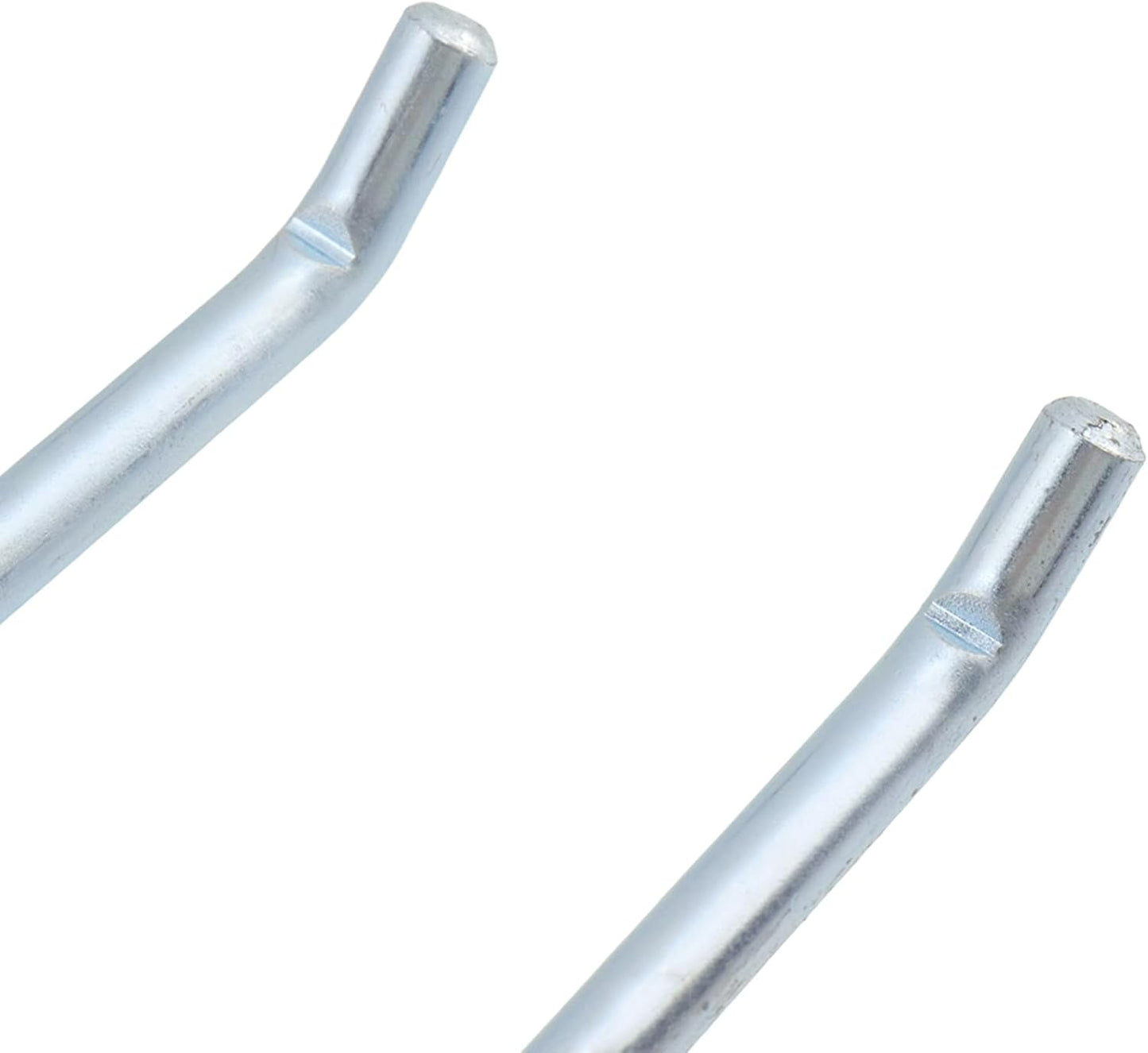 Pegboard Hooks Heavy Duty Metal Steel 3/8" Square Hole Peg Hooks with 6 Bars Suitbale for 1.5" Spaced Pegboards Wall Hooks for Hanging Various Tools - 2pcs