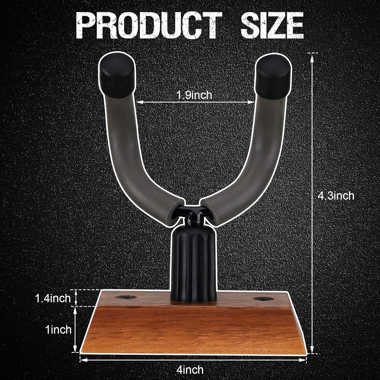 Crossbow Hanger for Wall Vertical Gun Rack Wall Mount Hardwood Gun Holder Compound Bow Hanger Holder Displays Rack Shotgun Hooks Rifle Storage Securely Holds Airsoft Firearm