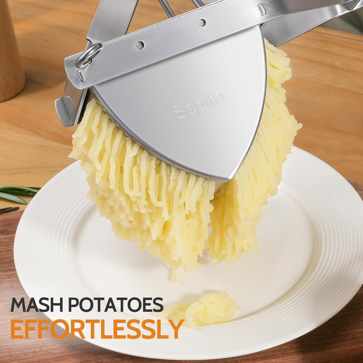 Potato Ricer,  Stainless Steel Potato Masher for Commercial and Home Use