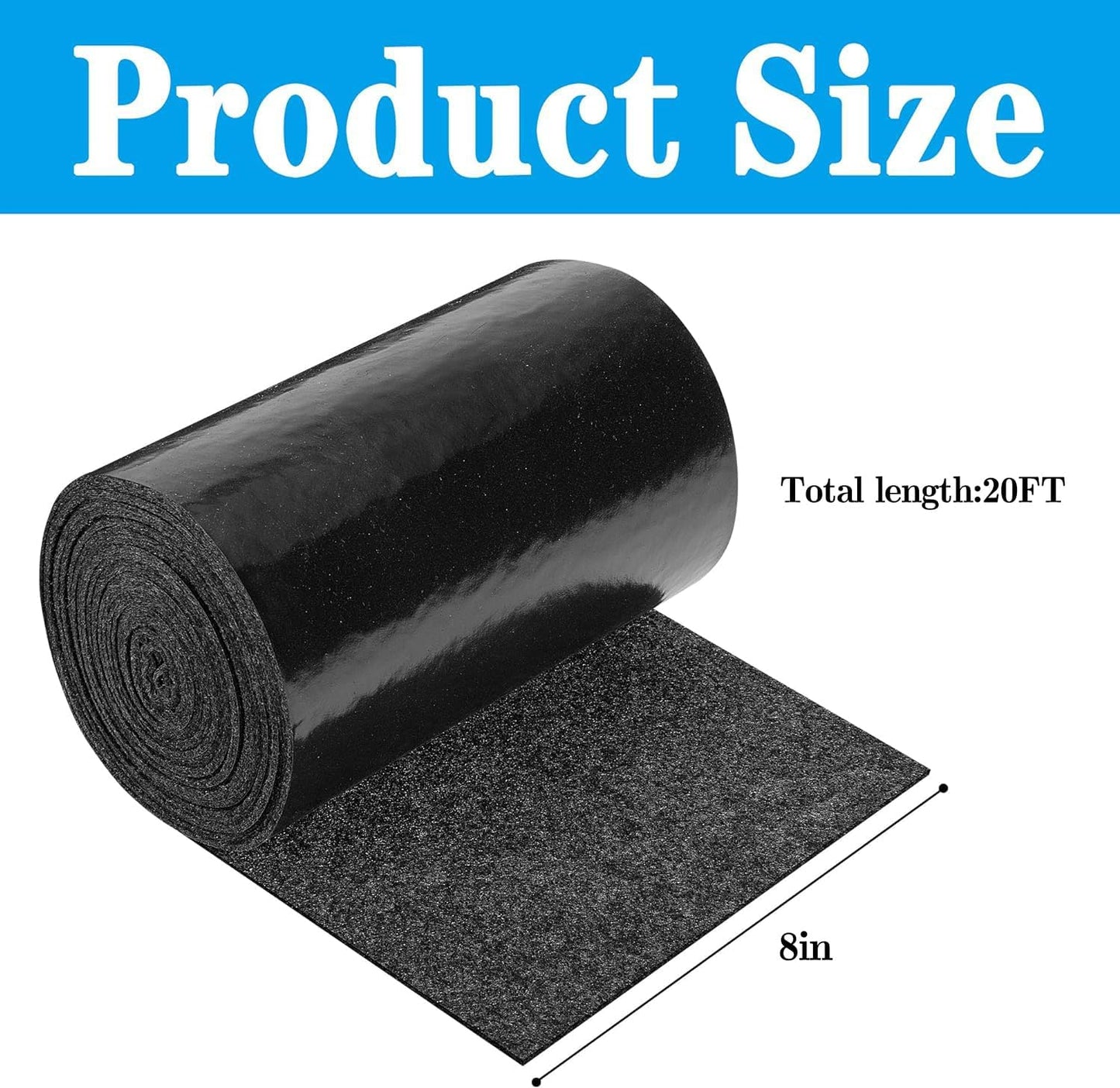 Boat Trailer Bunk Carpet - Marine Trailer Bunk Carpet - Trailer Boat Bunk Padding for Outdoor Boat Trailer Jet Ski Ramp Garage Dock