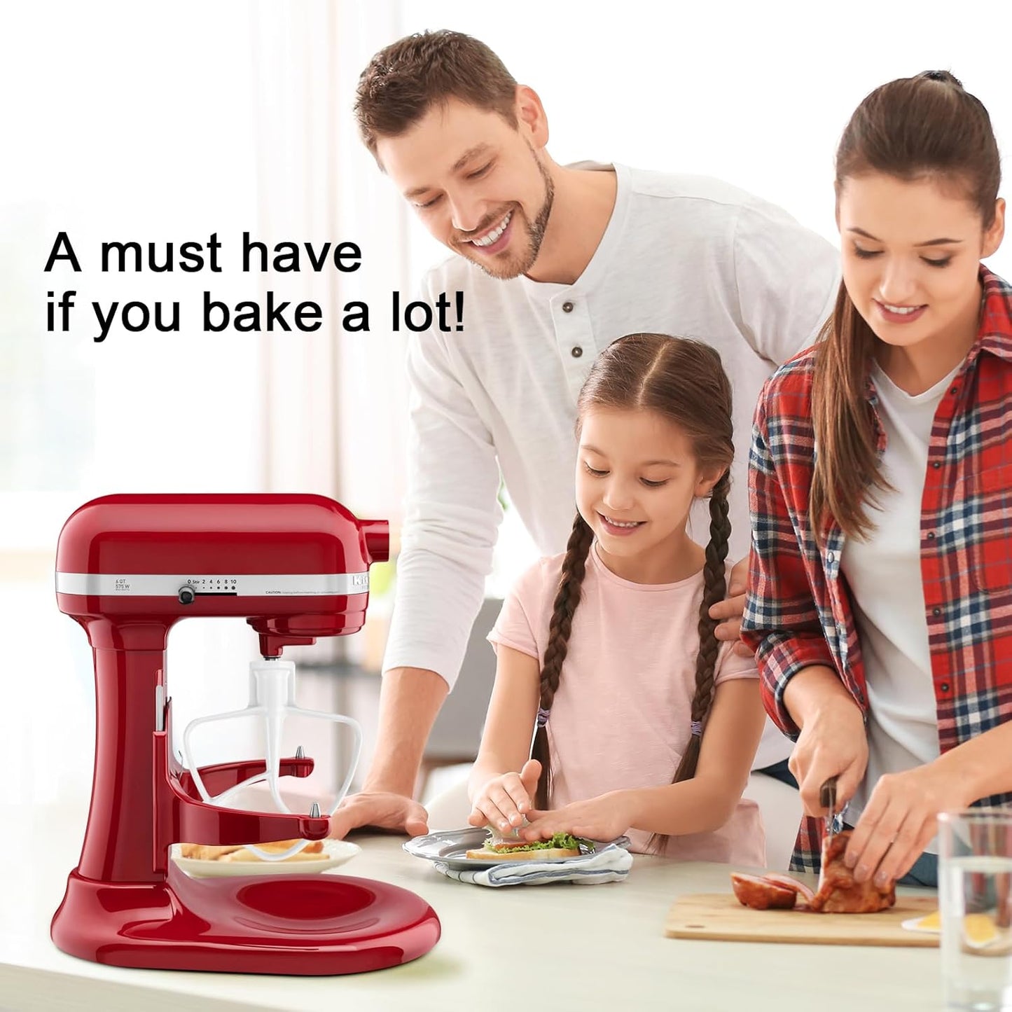 K45B Coated Flat Beater for KitchenAid Mixer, Kitchen Aid Mixer Accessory Kitchenaid Mixer Attachments Kitchenaid Mixer Paddle Stand Mixer Attachment, Mixer Accessory Replace WPW10672617 W10672617