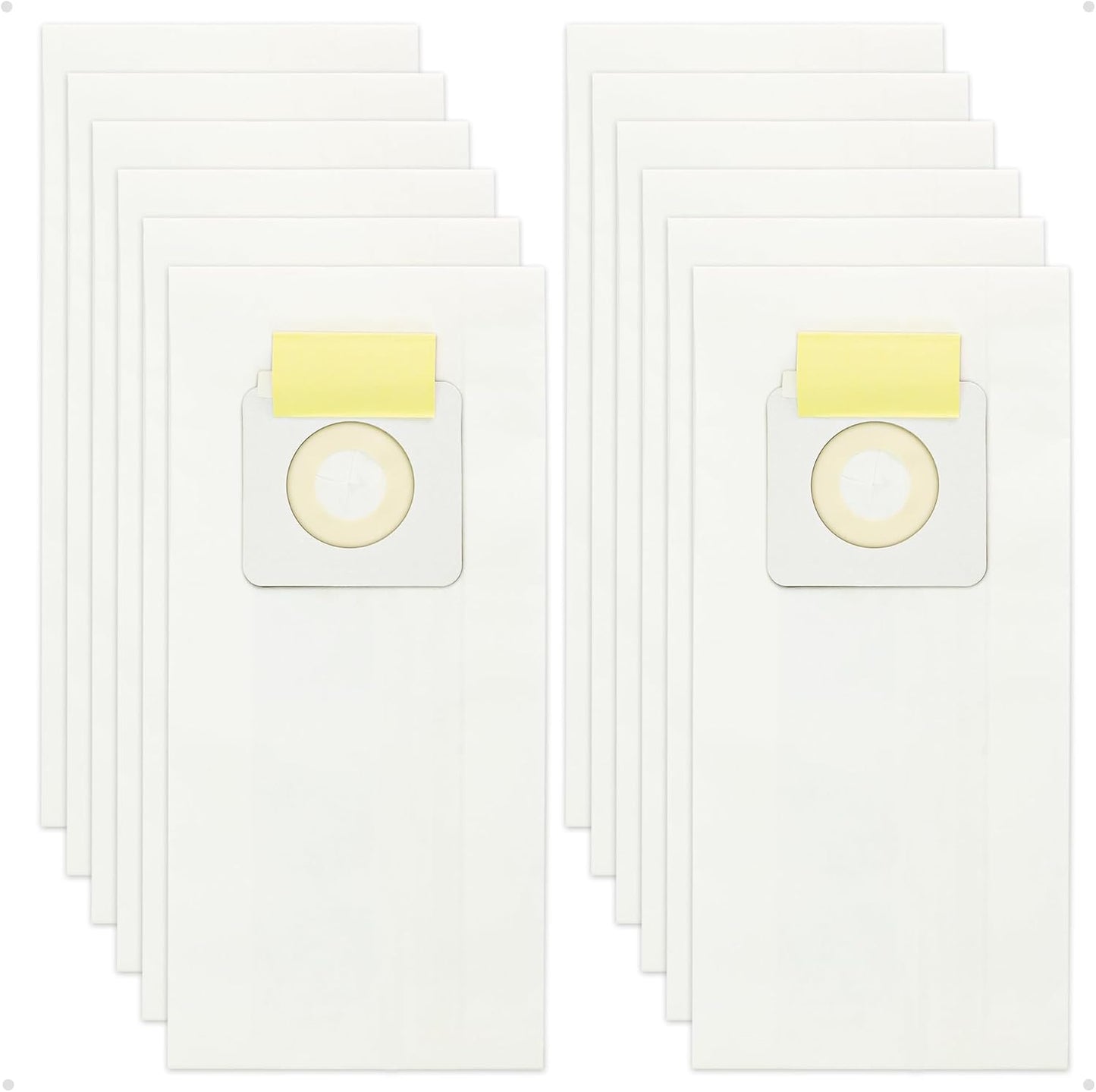 12 Pack Style 7 Vacuum Bags Replacement Compatible with Bissell PowerForce Bagged Uprights Vacuums 3522 3545 3550 3554 series, Replace Part # 32120 by