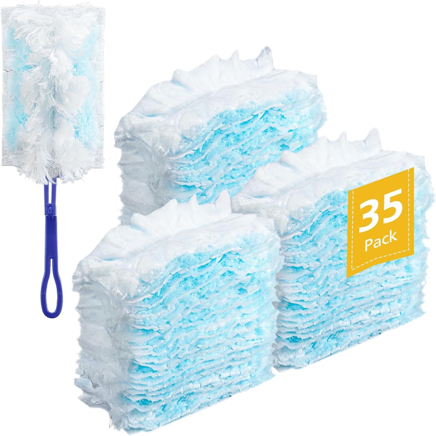 Duster Refills for Swiffer Dusters, 35 Count Disposable Duster Refill Heavy Duty Dusters Refills Replacement Head