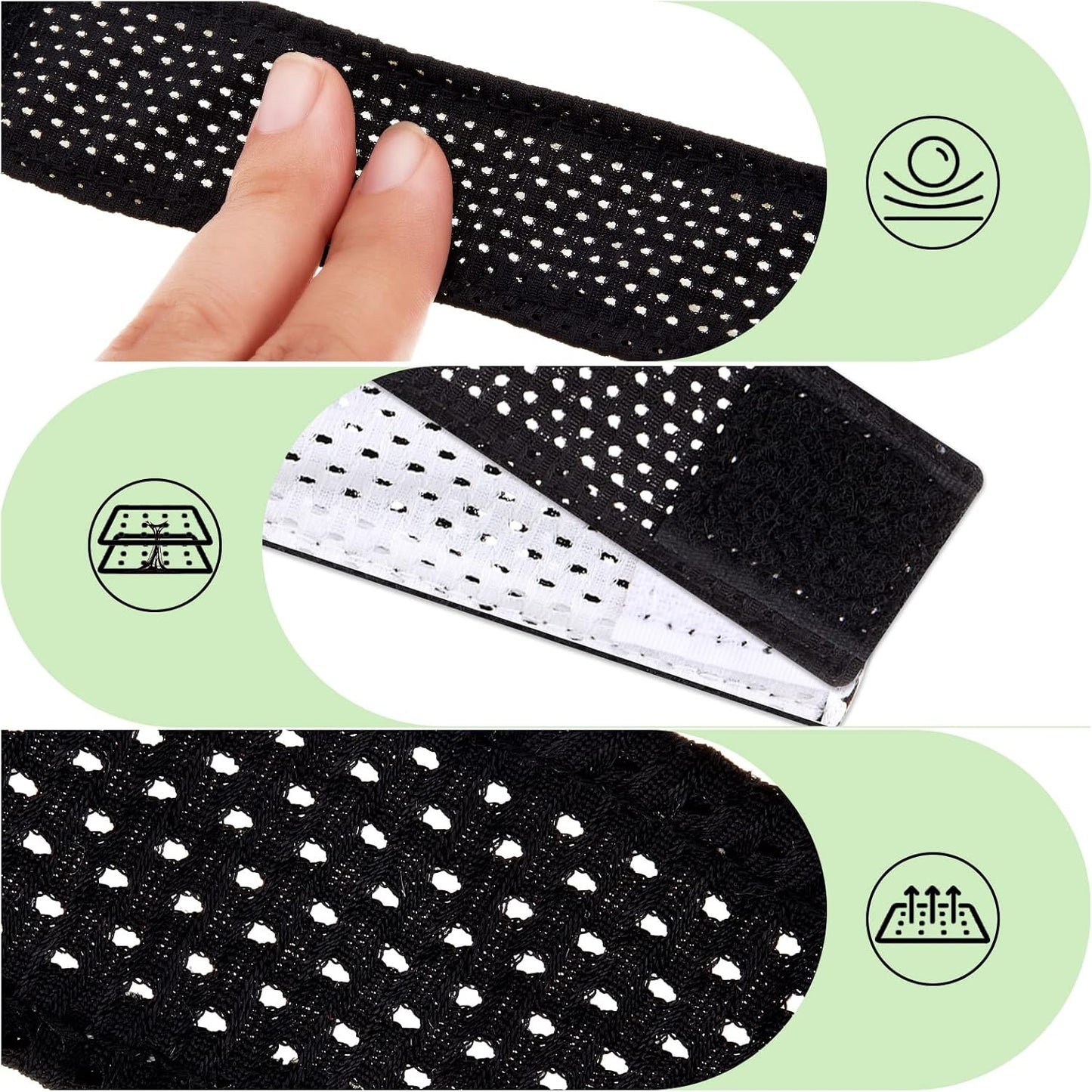 Amylove 8/12 Pairs Jersey Sleeve Bands Softball Sleeve Holders with Hook and Loop Fastener Straps for Soccer Softball Sports
