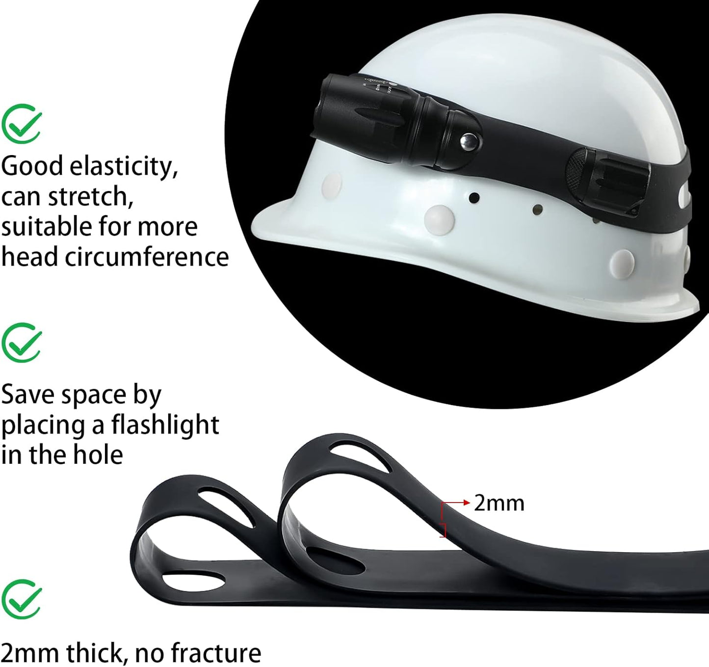 4 Pcs Firefighter Tools Include 2 Firefighter Helmet Band 2 Glove Strap Holder Fire Helmet Band Glove Safety Strap with Reflective Trim Fire Accessories