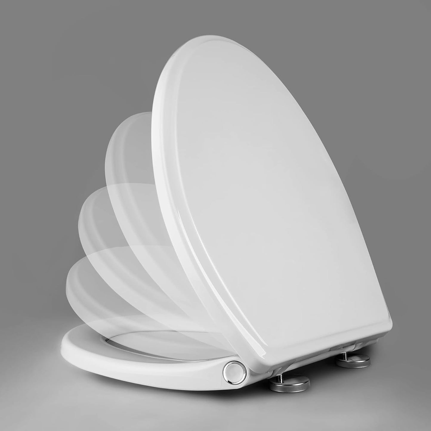 Premium Elongated Toilet Seat with Toilet Seat Bumpers