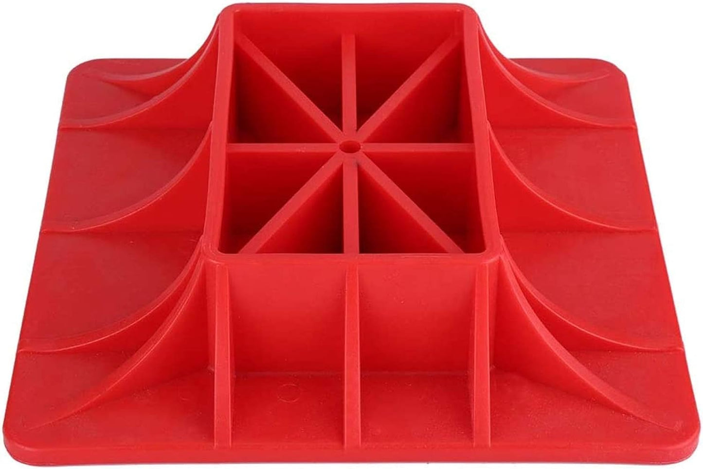 11.5" x 11.5" Off-Road Hi-Lift Jack Base and Stabilizer - Keep Jacks from Sinking with Heavy-Duty Plastic Jack Stand Base for Lifting Jacks and Farm Jacks with 4.1" x 7" Base