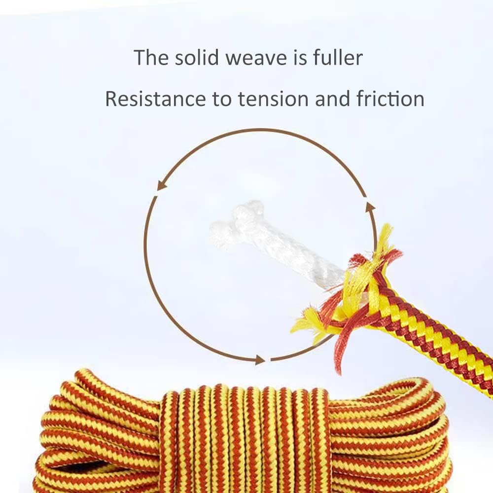 3 Pairs Round Boot Shoe Laces, Heavy Duty and Durable Shoelaces for Outdoor Climbing Hiking Work Boots Shoe Strings