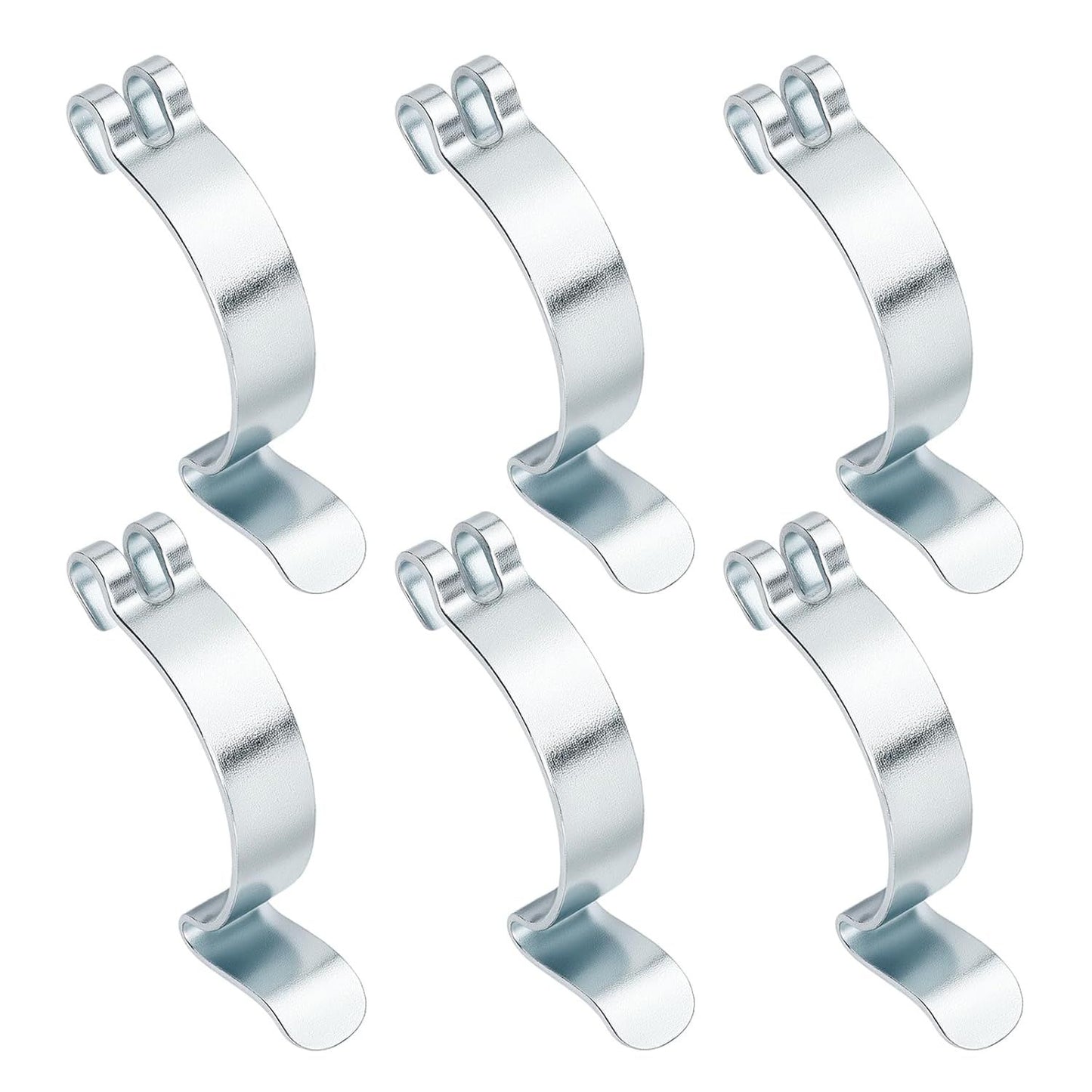 Car Air Filter Clips, 6PCS Stainless Steel Air Cleaner Cover Clip for Car, Airing Filter Clean Housing Box Lid Spring Clip Clamp, Universal Airs Cleaning Filters Box Housing Retaining Clipings ﻿