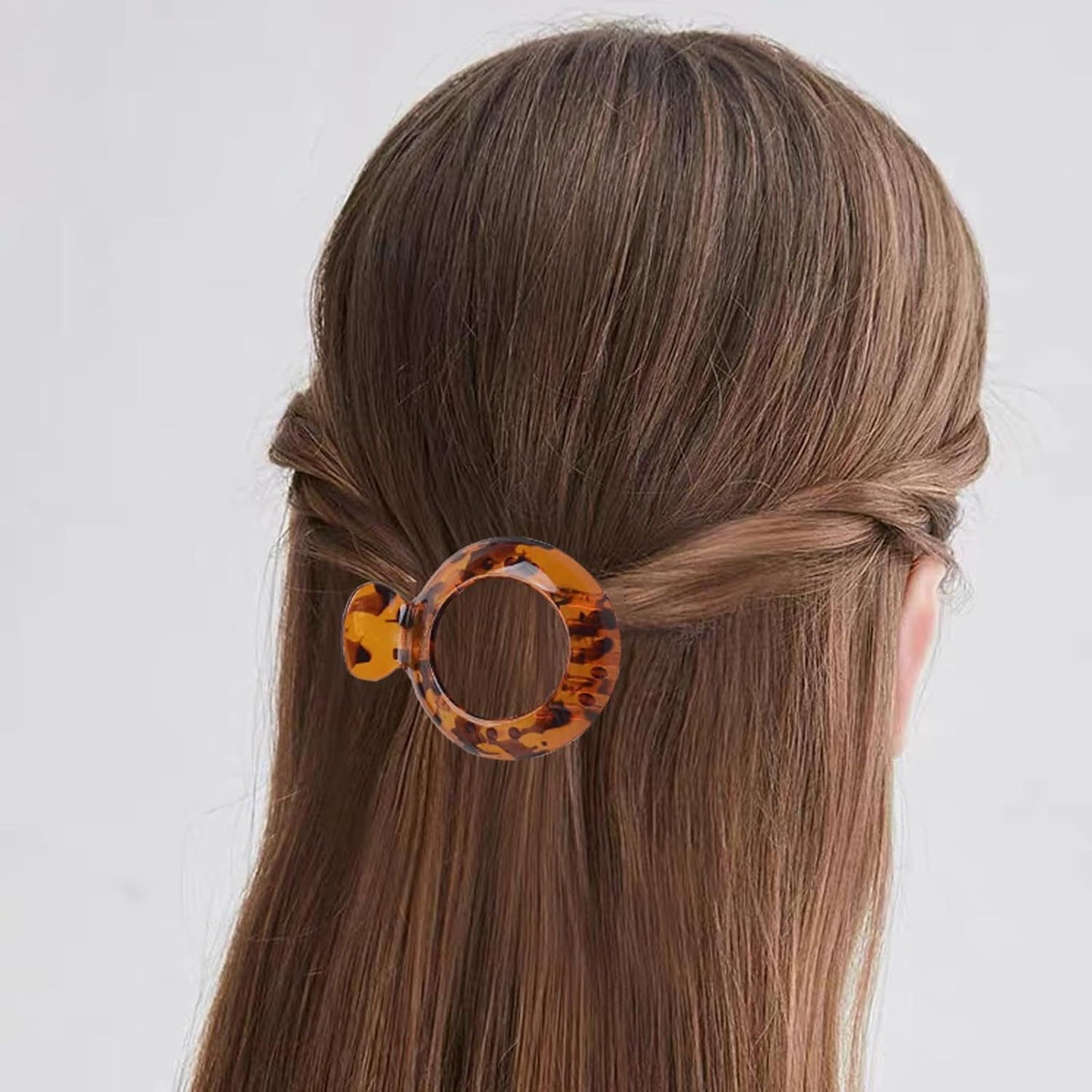4 PCS Small Flat Hair Clips for Thin Hair Non-slip Hair Catch Jaw Clamp, Resilient Spring Action Perfect Everyday Accessory Clamps Hair Accessories for Women Girls