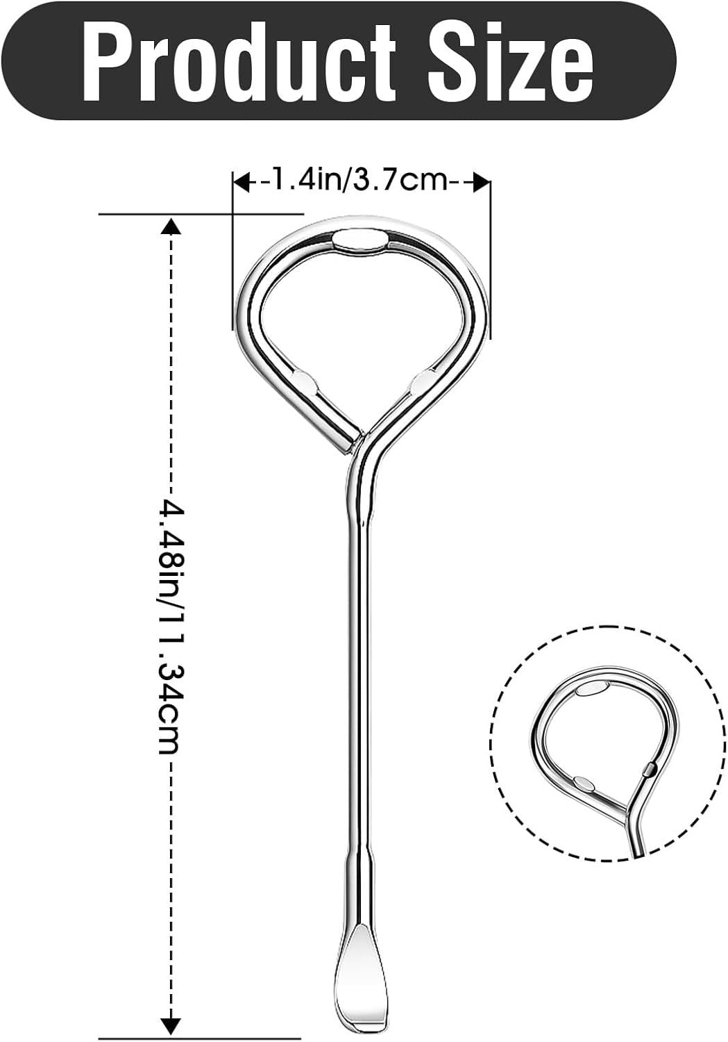 6 PCS Bottle Opener,Stainless Steel Paint Can Openers Metal Paint Can Openers for Oil Barrels,Paint Barrels,Beer