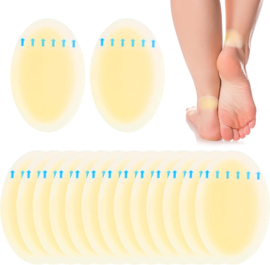 15PCS Gel Bandages,Blister Cushions Bandages for Foot, Toe, Feet,Heel,Large Oval Shape Blister Pads