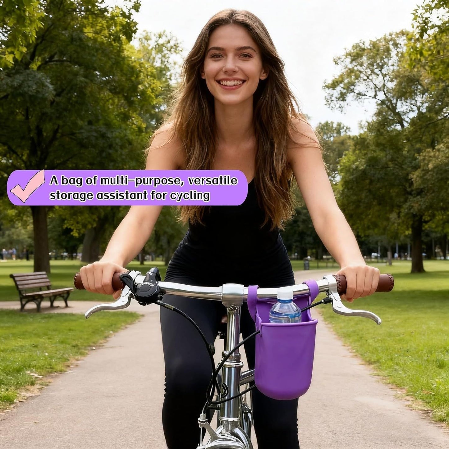 Universal Foldable Silicone Cup Holder Dual-Open Design fits Most Bottles&Cups.Leak-Proof, Food-Grade Silicone,Easy to Clean.for Adults&on Bikes,Walks,Outdoors.Secure,Foldable,Hands-Free Convenience