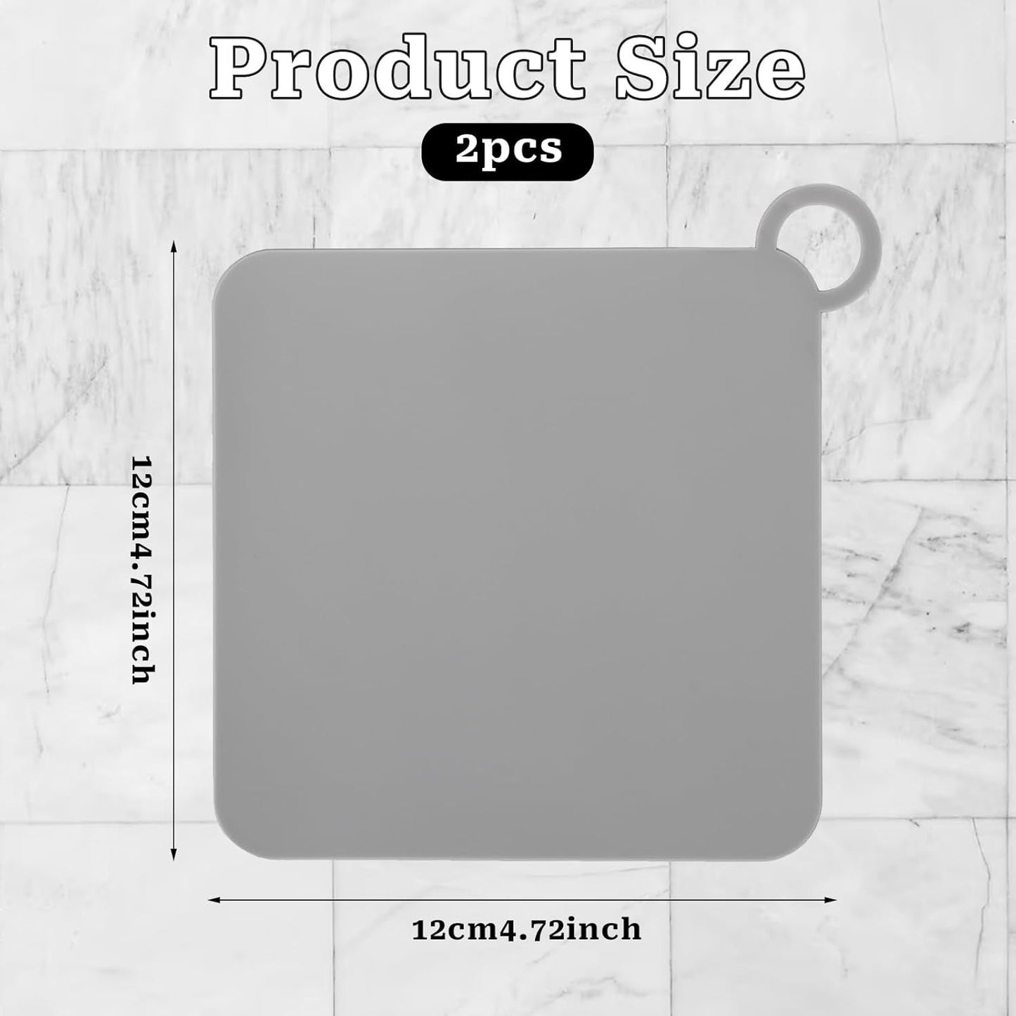 2 Pieces Silicone Tub Stopper Shower Drain Cover Floor Drain Anti-Odor Mat Shower Silica Gel Drain Plugs Bathtub Drain Cover Sewer Deodorization Floor Drain Mat for Kitchen, Bathroom and Laundry
