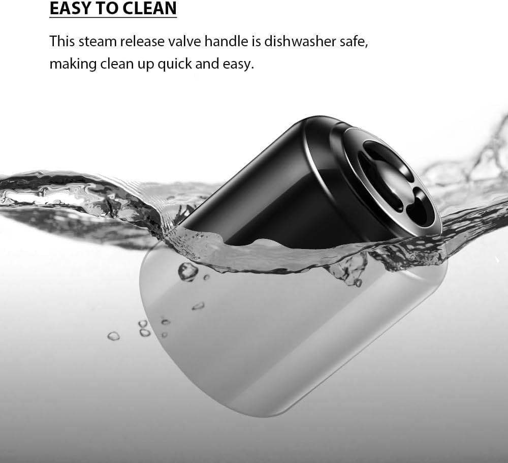 Steam Release Valve Handle for Instant Pot Duo Nova, DUO CRISP AF 8, Duo Gourmet 6 Qt, Ultra 3, 6, 8 Qt, Viva 6 Qt/Pressure Cooker Replacement Accessories