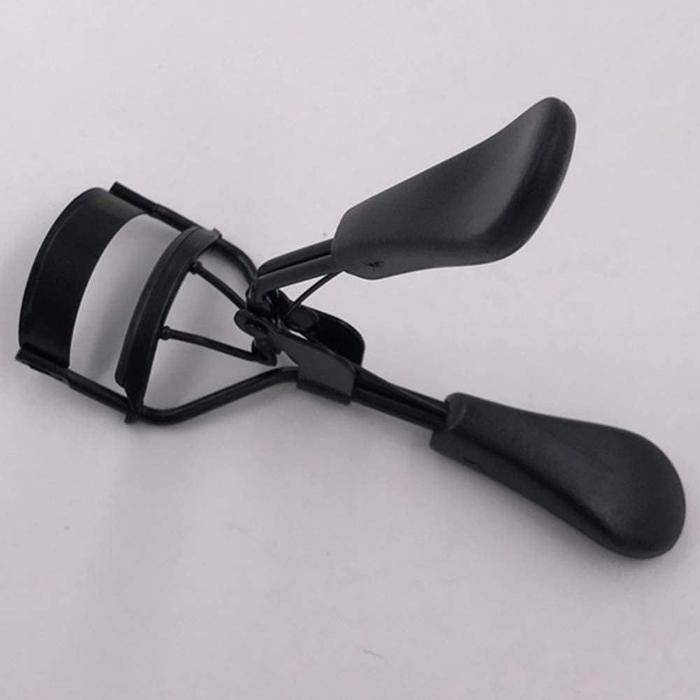 Black Portable Eyelash Curler - Crimps and Curls Lashes for Perfect,Portable Eyelash Curler Maker Eye Lashes Clip Women Beauty Cosmetic Tool Gift,Makeup Brushes and Tools