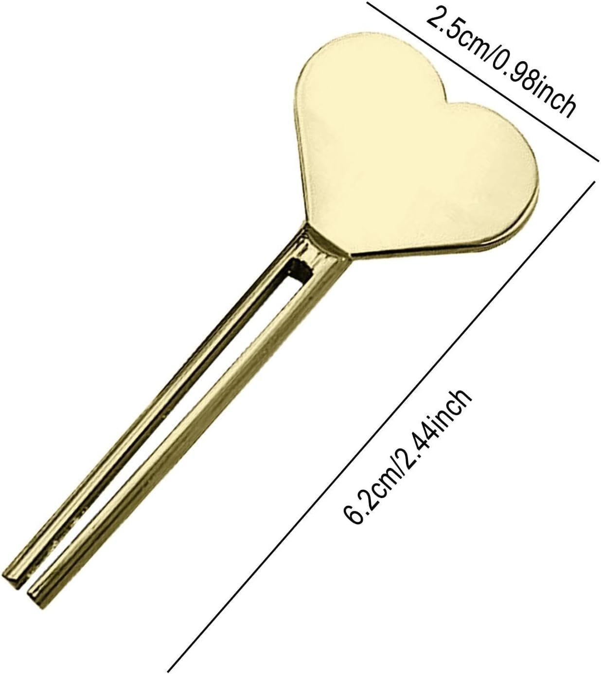 2pcs Metal Tube Squeezer Key,Stainless Steel Toothpaste Roller，Creams Tube Wringer,Efficient Toothpaste Saver,Toothpaste Roller Tube Key for Paint, Cosmetics and Hair Dye (Gold)