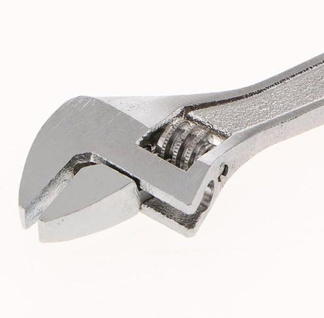 1pc Mini Silver Open End Wrench, Steel 2.5inch Monkey Wrench, Adjustable Spanner for Repairing, Professional Mini Small Hand Tools Hand Spanner Tool Universal Keychain Accessories Easy to Carry