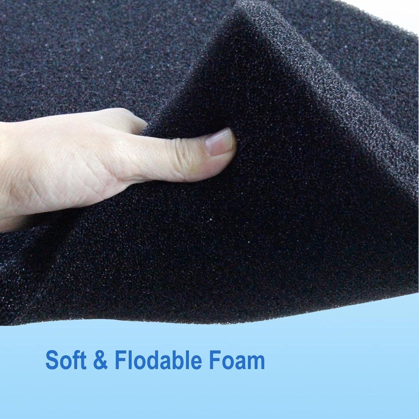 Aquarium Bio Sponge Filter Media Pad 36" x 12" x 1" / 72" x 12" x 1" Open Cell Foam Sheet Cut-to-Fit for Fish Tank Sump (36" x 12" x 1")