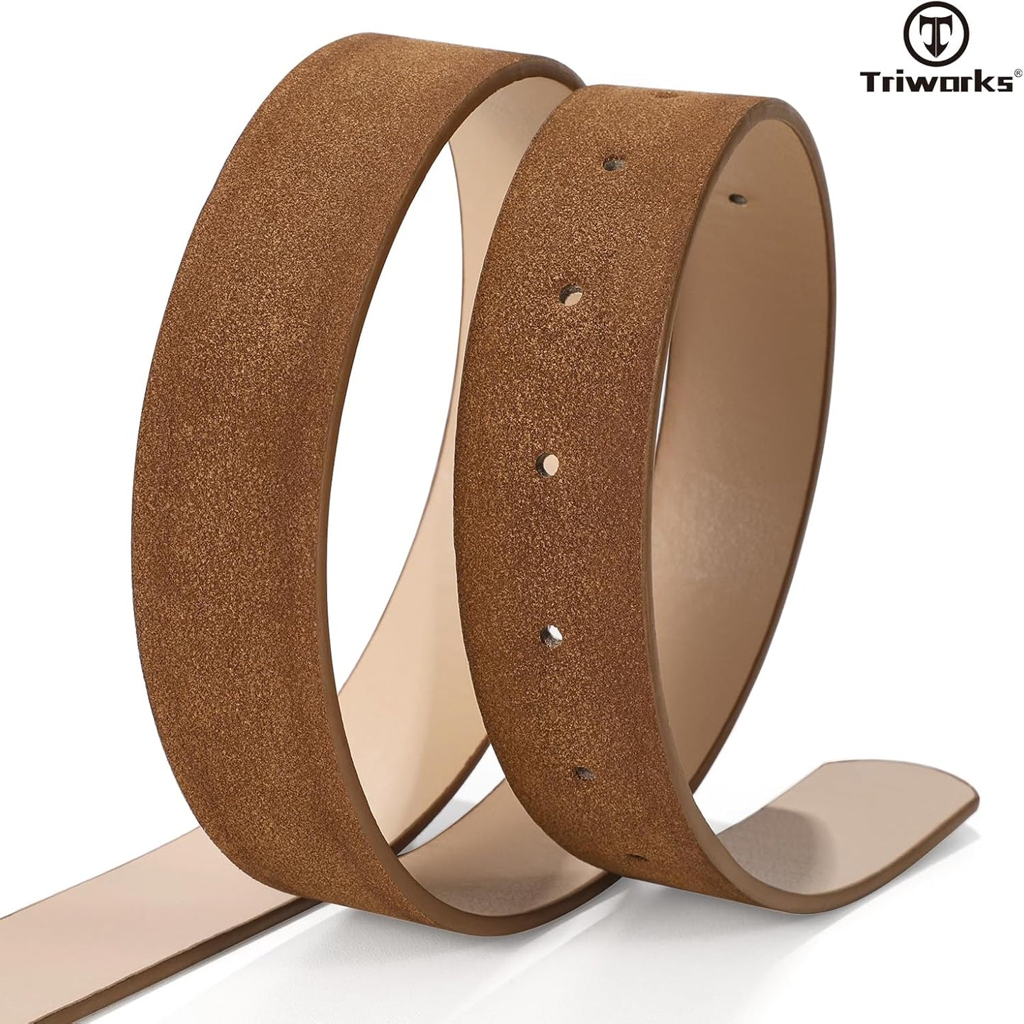Women Suede Leather Belt for Jeans Vintage Leather belt for Pants Ladies Waist Belts with Bronze Buckle