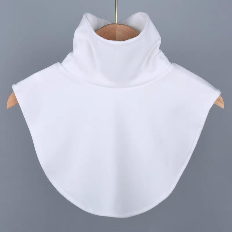 Womens Dickies Detachable Turtleneck Collar, Cotton Half Mock Turtlenecks