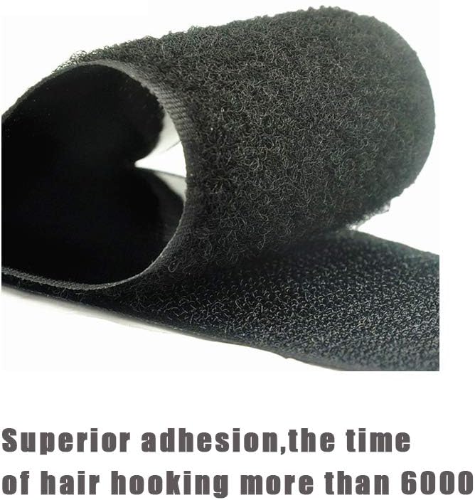 Self Adhesive Hook and Loop Tape Roll 3/4 Inch Black Strong Adhesive Interlocking Tape for Picture and Tools Hanging Pedal Board Fastening 12.6 Yard