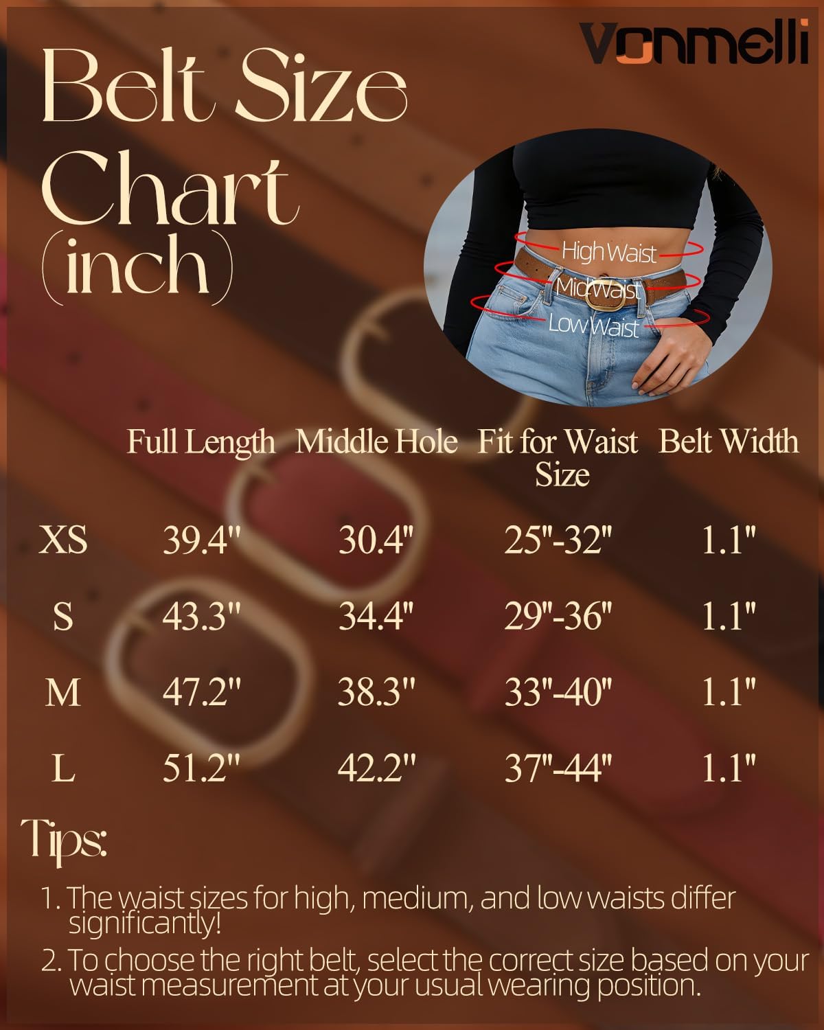 Womens Suede Belt for Jeans Dresses Burgundy Ladies Leather Waist Belts with Vintage Gold Buckle, M