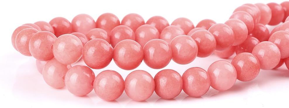 Artificial Pink Coral Gemstone Round Loose Beads for Jewlery Making Gemstome Beads Necklaces Bracelets Best Gift Idea 4MM
