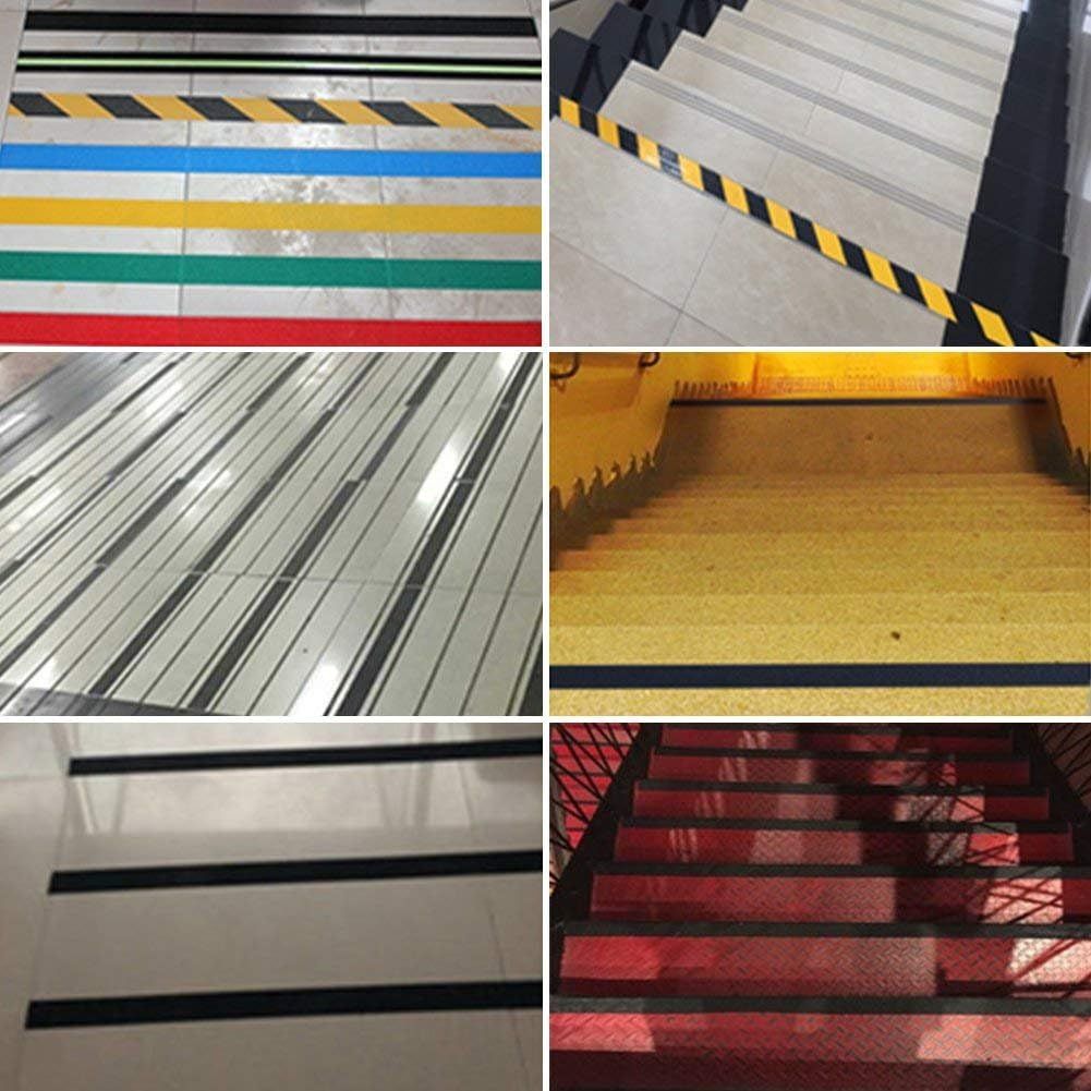 2 inch 16.4Ft Floor Safety Grip Non Skid Safety Tape Anti Slip Adhesive for Steps Stairs Indoor or Outdoor Applicable, High Traction, Gray