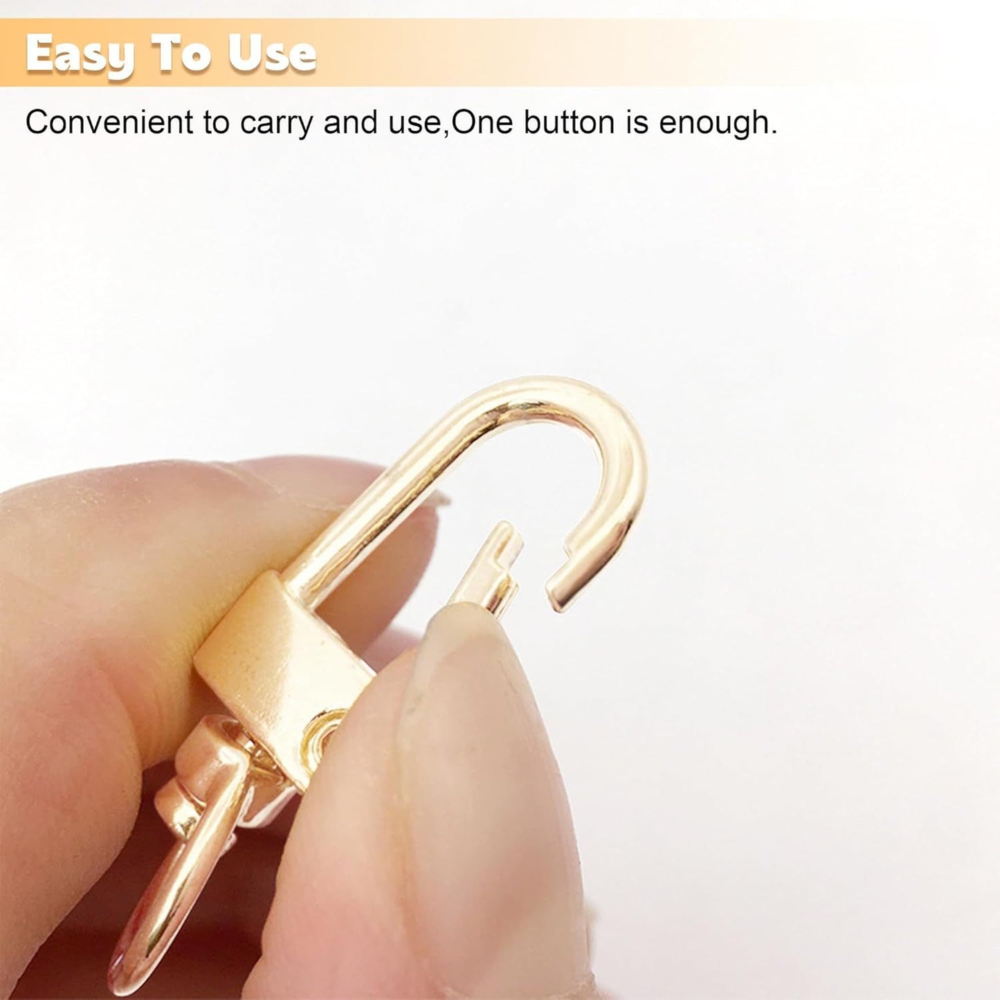 20 Pack Gold Metal Lobster Claw Clasps, 360° Swivel Lanyard Snap Hooks Lobster Clasp for Keychains, Key Chain Hooks for Jewelry Making Purse Bags DIY Crafts Pet Collar