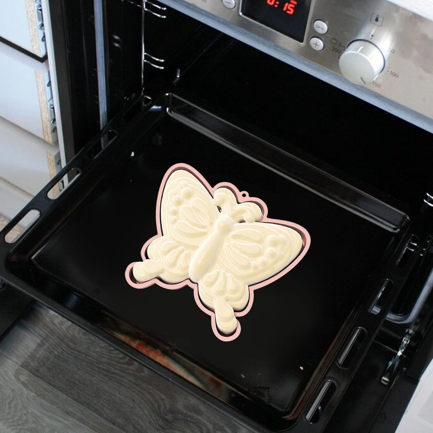 10 Inch Large Butterfly Cake Pan,Butterfly Shaped Birthday Cake Pan,3D Cake Baking Pan Nonstick Silicone Cake Mold for Birthday,Baby Shower, Anniversary, Party, Christmas