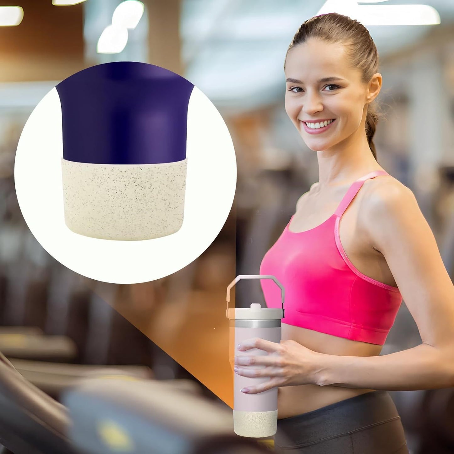 4Pcs Silicone Bottle Boot, Bottom Protector Compatible with Most Water Bottles