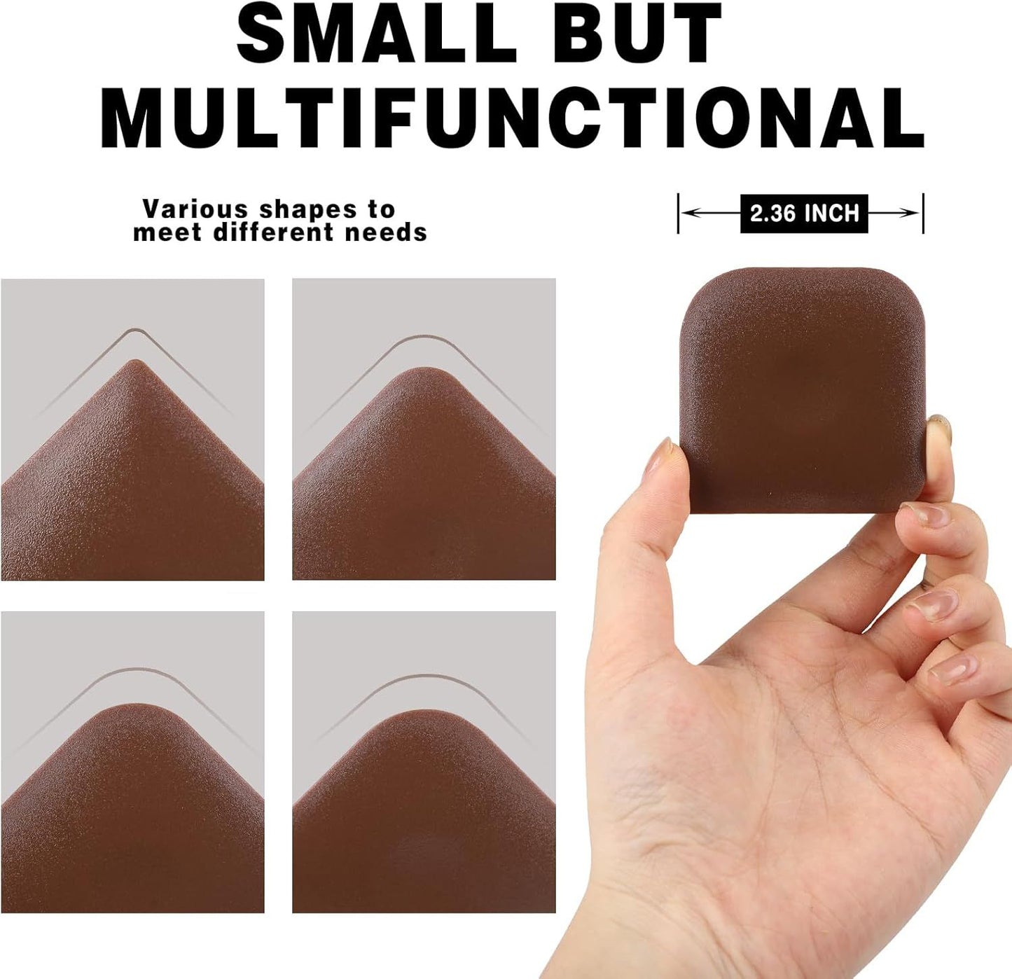 10 Pcs Pan Scrapers,Plastic Scraper Pot and Pan Cleaning Tools Brown Kitchen Scraper for Pot,Wok,Skillet,Grill