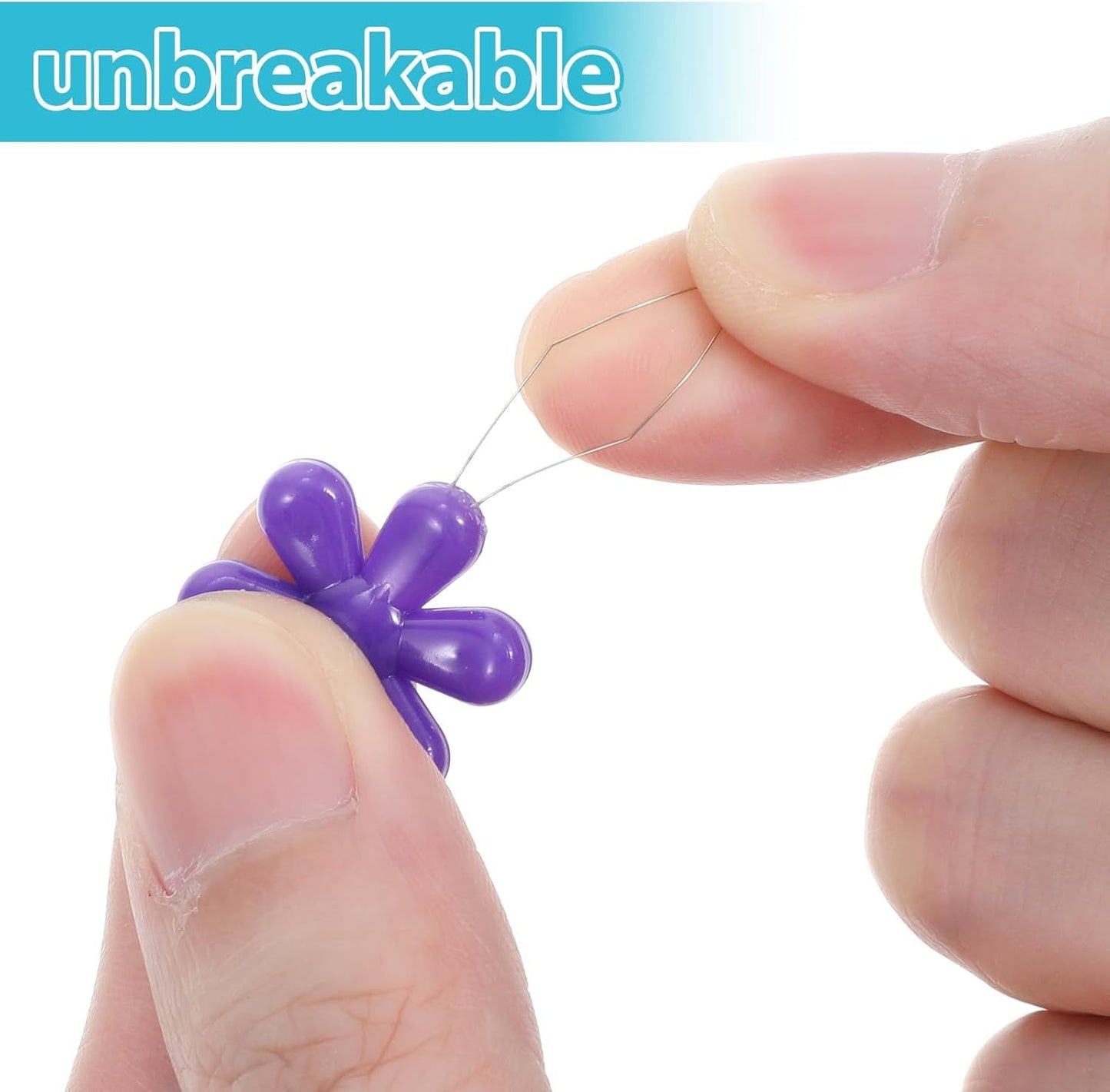 100 PCS Flower Shaped Needle Threaders for Sewing, Multicolor Embroidery Threader, Flower Head Needle Threader for Cross Stitch Sewing Quilting Embroidery Craft