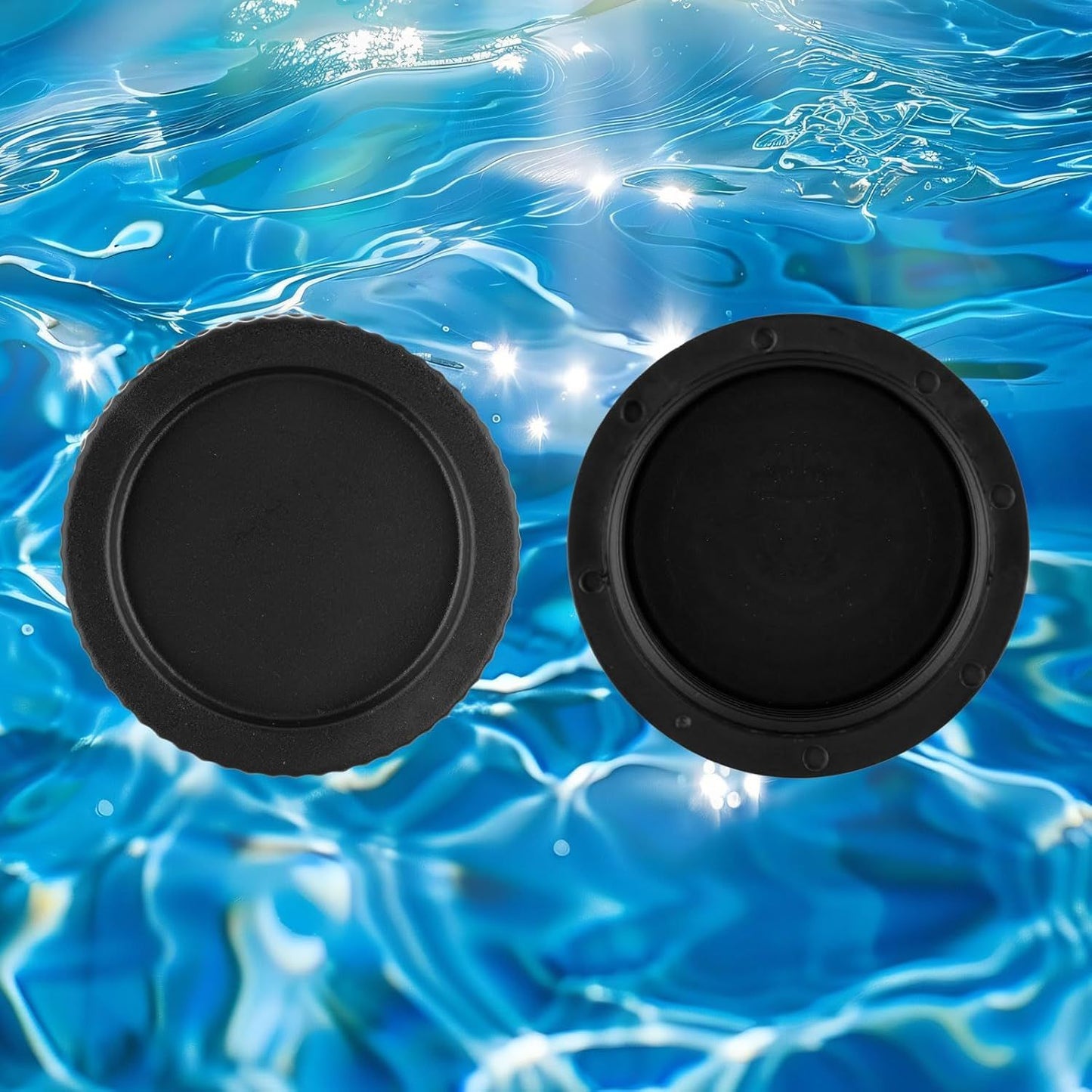2pcs SX180HG Drain Cap, Pool Sand Filter Drain Cap Cover Plug Replacement Part with Gasket Compatible with Hayward Swimming Pool Sand Filter Models S166T S180T S244T S210T