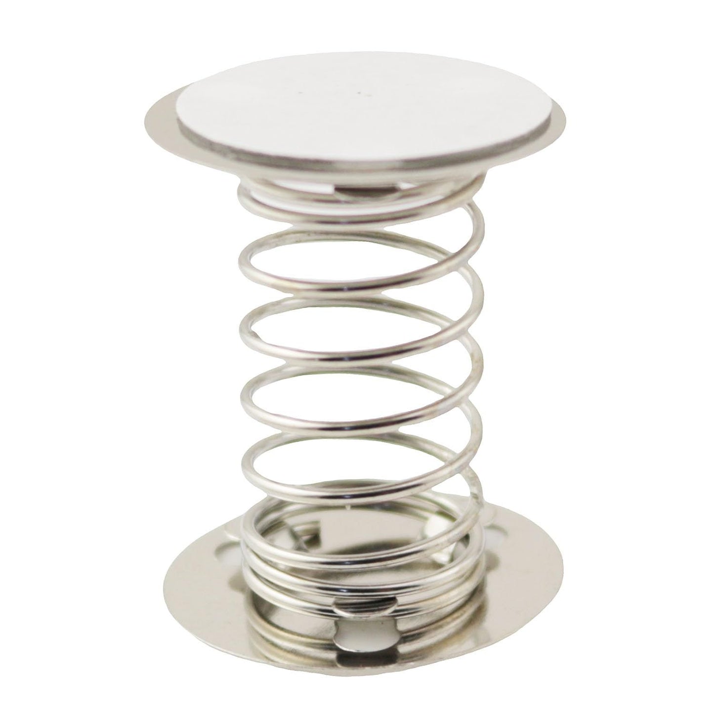 16PCS Double Sides with Adhesive Spring Base 3cm 304 Stainless Steel Accessories Spring Base DIY Toys Decorative Ornaments Shaking Head Supplies Production Accessories